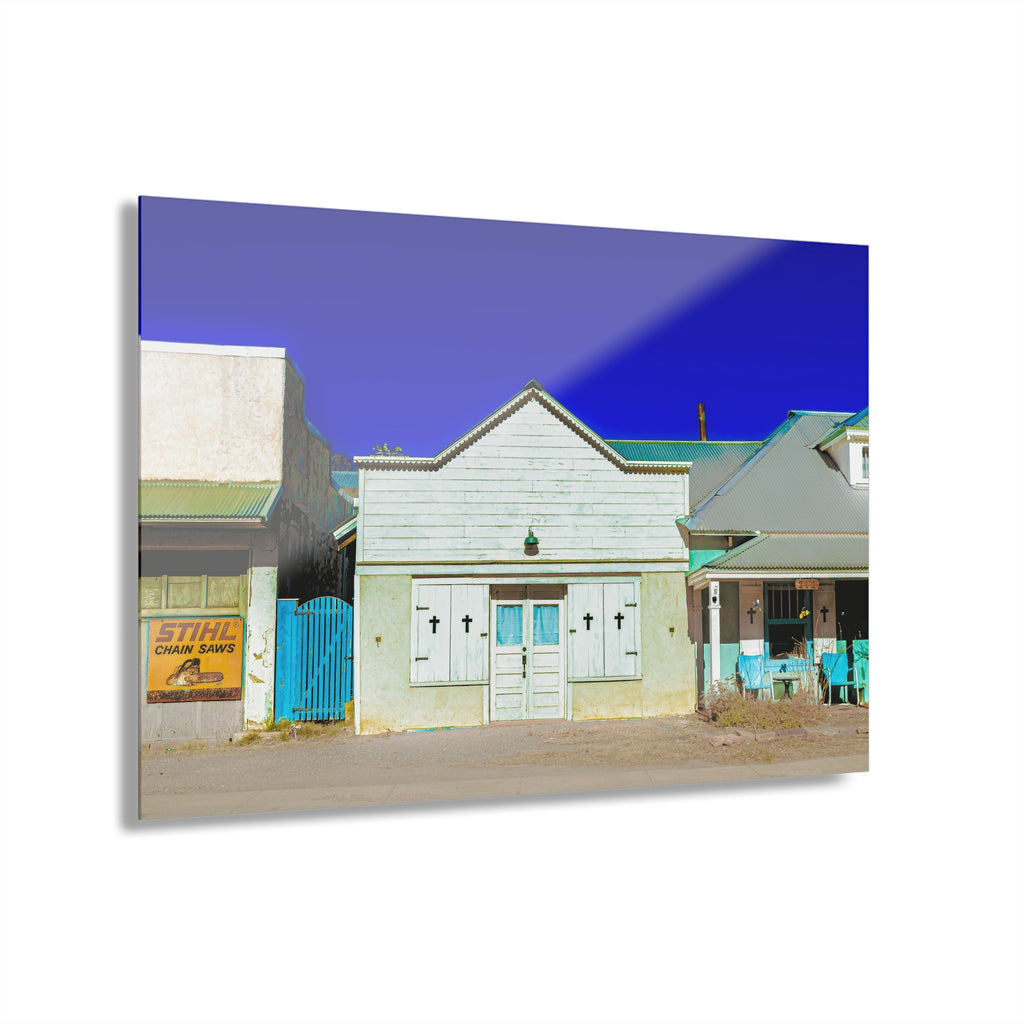 Acrylic Print - Vintage shopfront Photo (French Cleat Hanging)