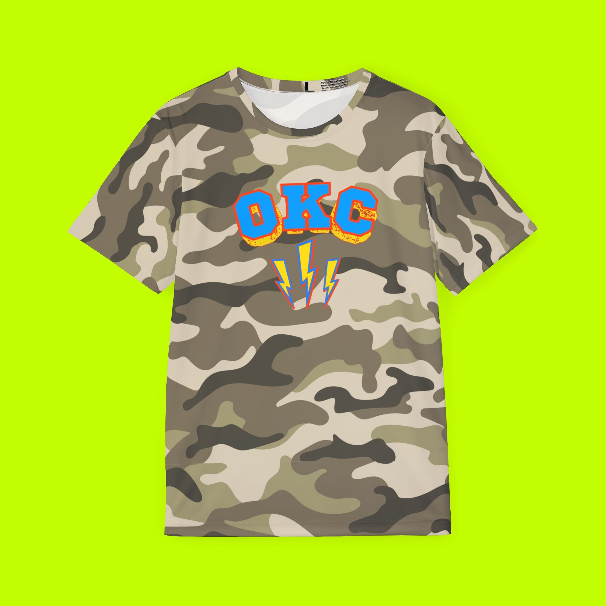 Camo Pattern Men's Sports Jersey - Casual Wear, Street Style, Game Day Apparel, Gift for Sports Fans, Summer Collection