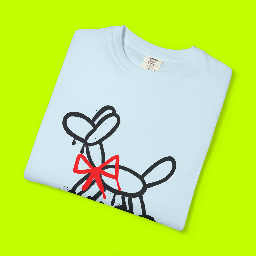 Modern Vintage Style, GraphicTee,  Balloon Dog T-shirt