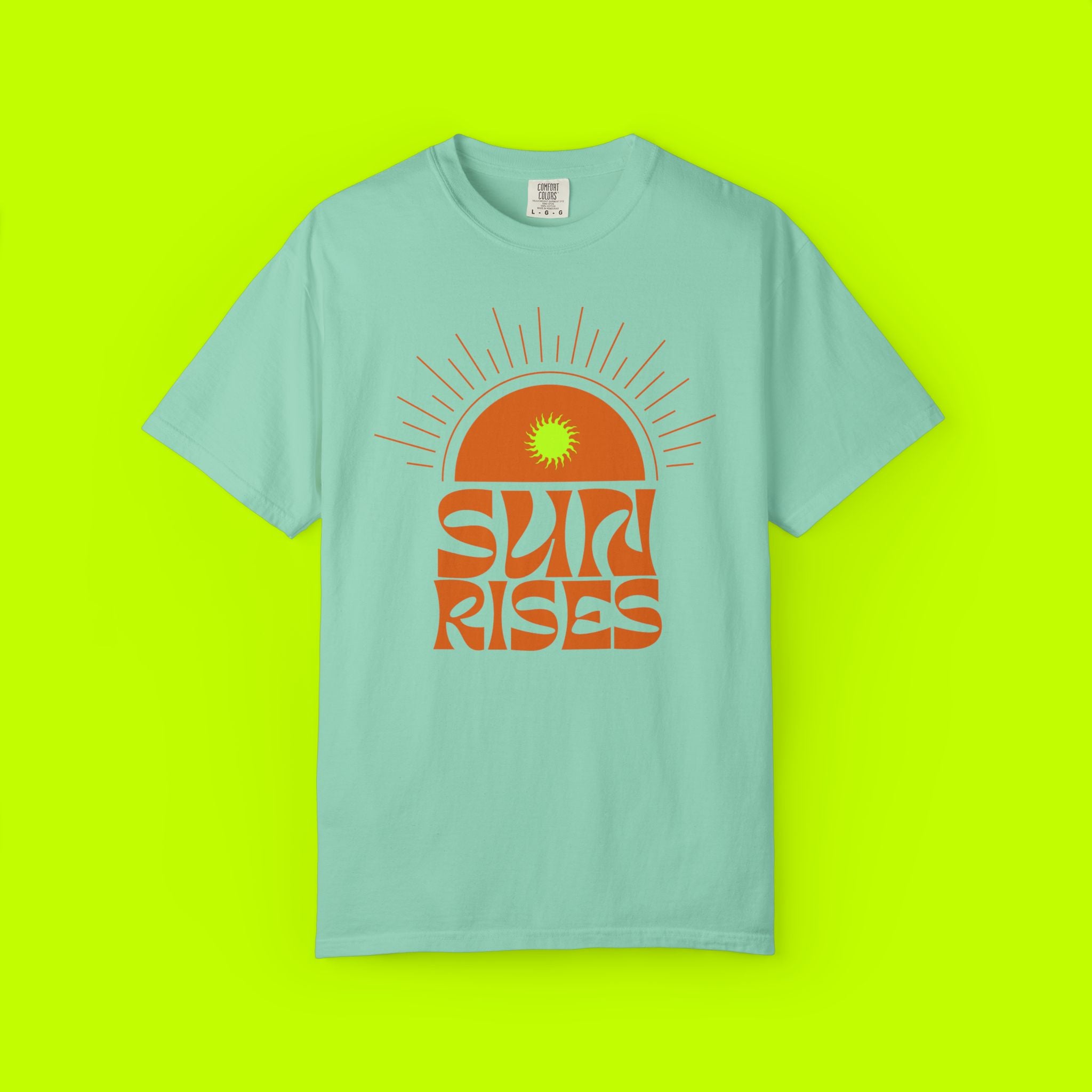 Vintage Style, Graphic Tee, Sun Rises T-shirt