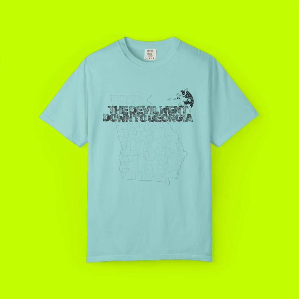 Devil Went Down to Georgia, Unisex T-Shirt | Casual Statement Tee, Everyday Wear, Graphic Shirt, Gift for Friends, Summer Fashion