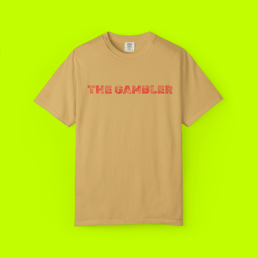 Gambler T-Shirt, Casual Unisex Tee, Unique Graphic Shirt, Gift for Gamblers, Everyday Wear, Funny Shirt for Friends