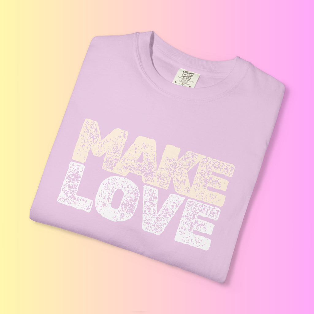 Make Love Not War Tee — Vintage Style Peace Graphic Tee