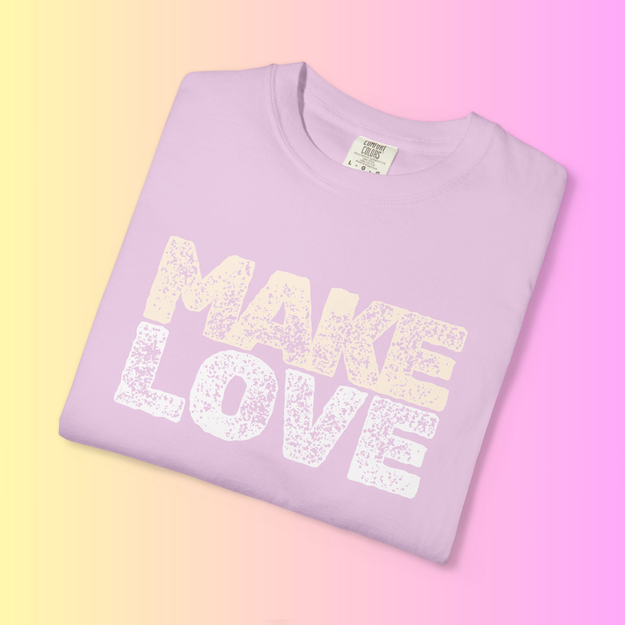 Make Love Not War Tee — Vintage Style Peace Graphic Tee