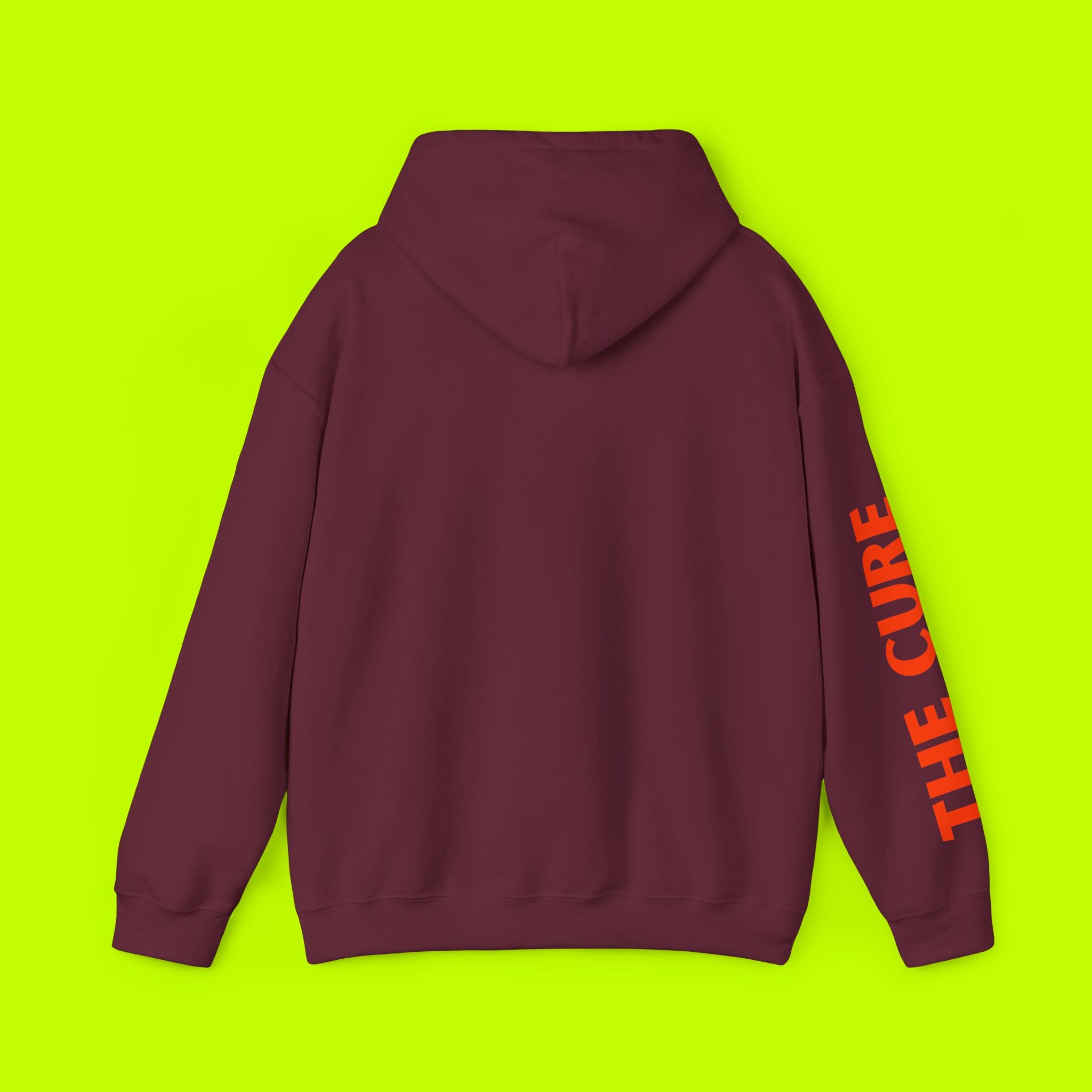 Hoodie — 'Pictures of You' Retro Graphic Hooded Sweatshirt (The Cure Sleeve)