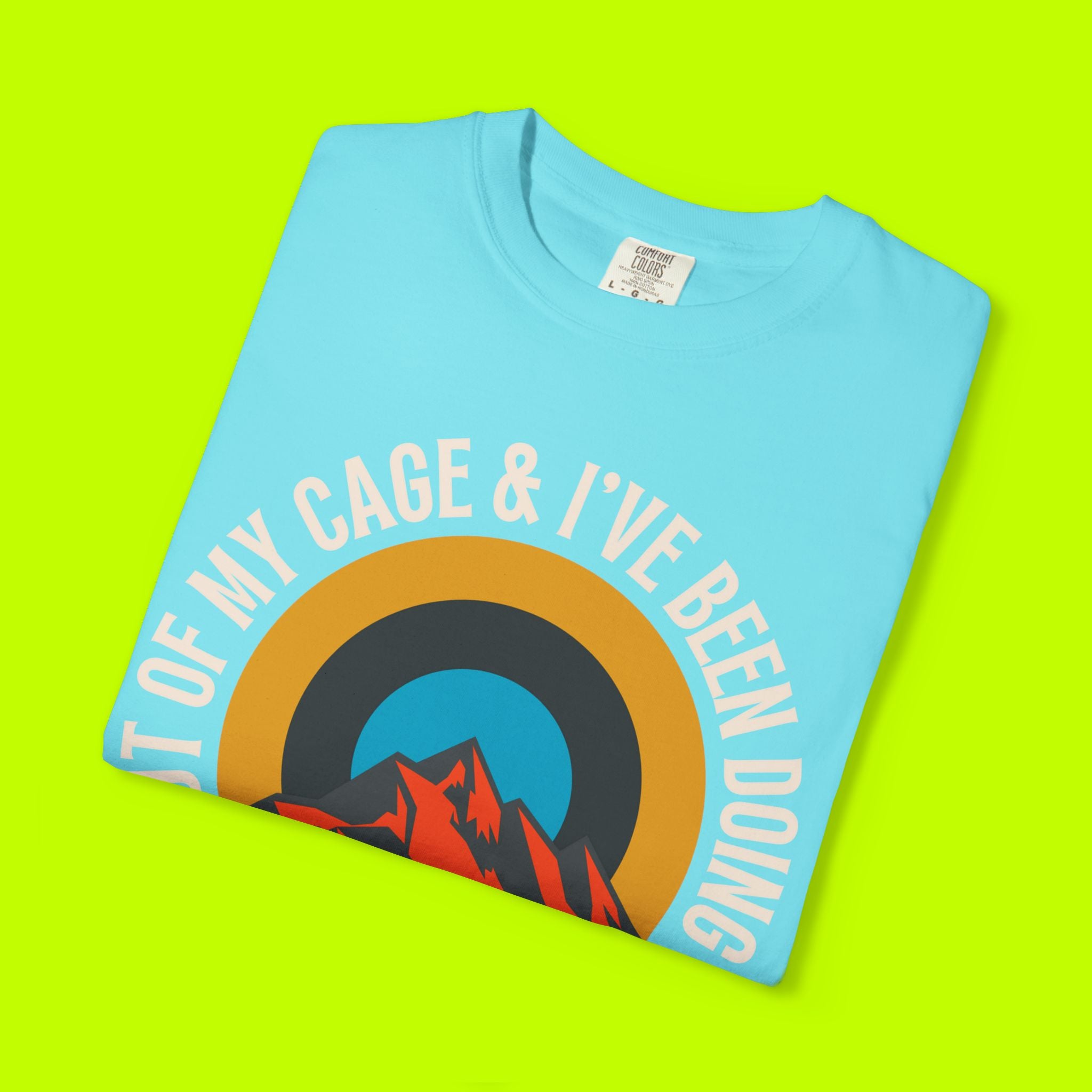 Vintage Style Band Tee, Coming Out Of My Cage