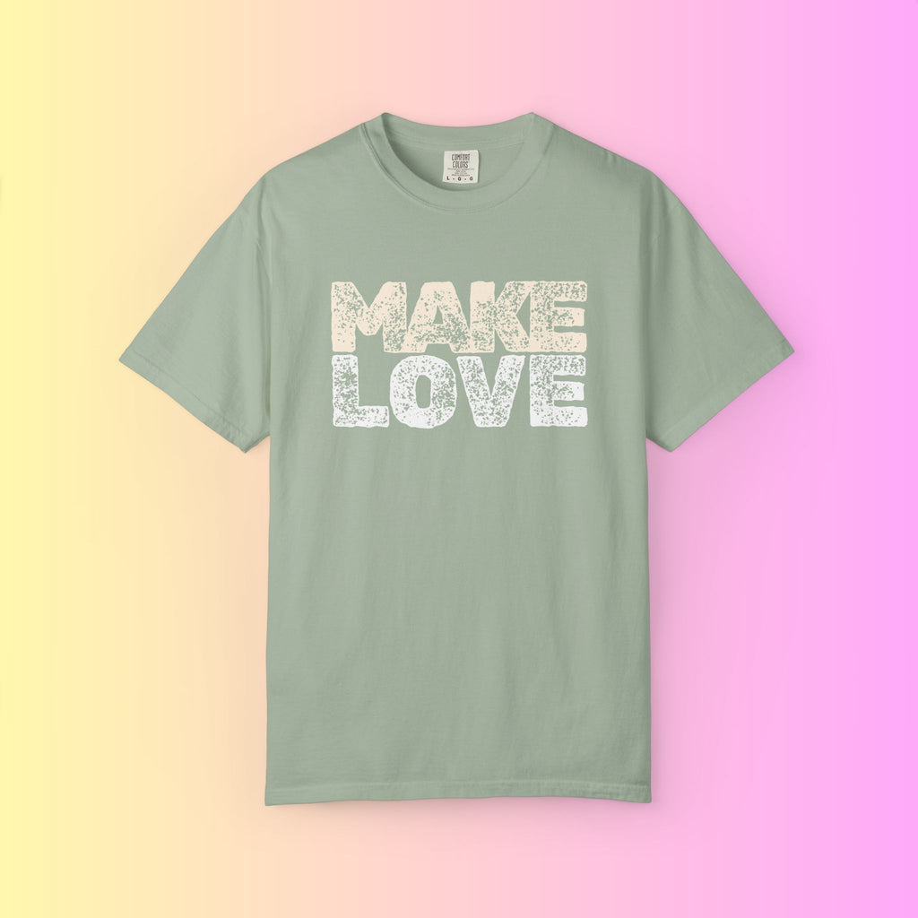 Make Love Not War Tee — Vintage Style Peace Graphic Tee