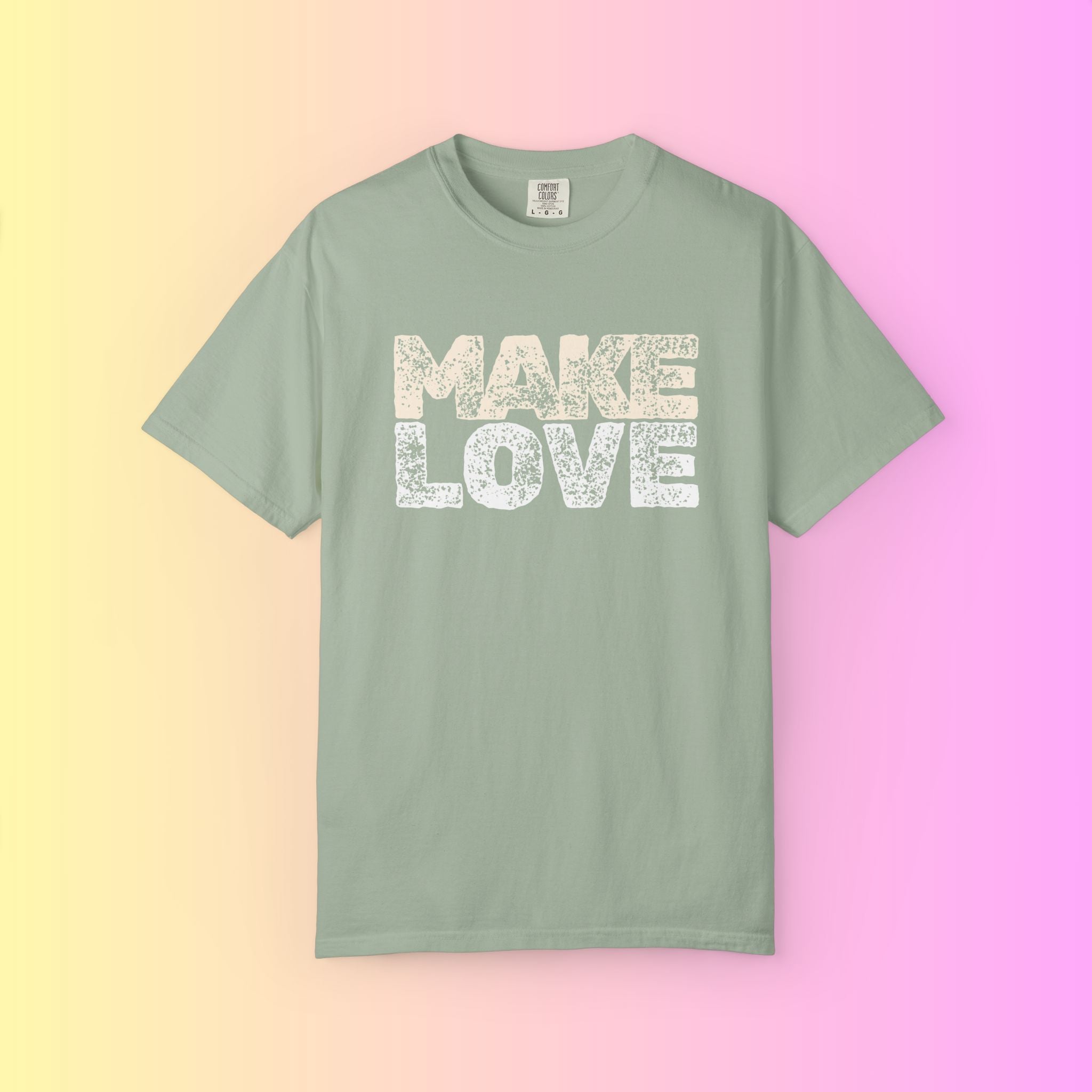 Make Love Not War Tee — Vintage Style Peace Graphic Tee