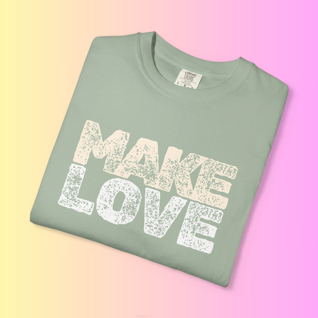 Make Love Not War Tee — Vintage Style Peace Graphic Tee
