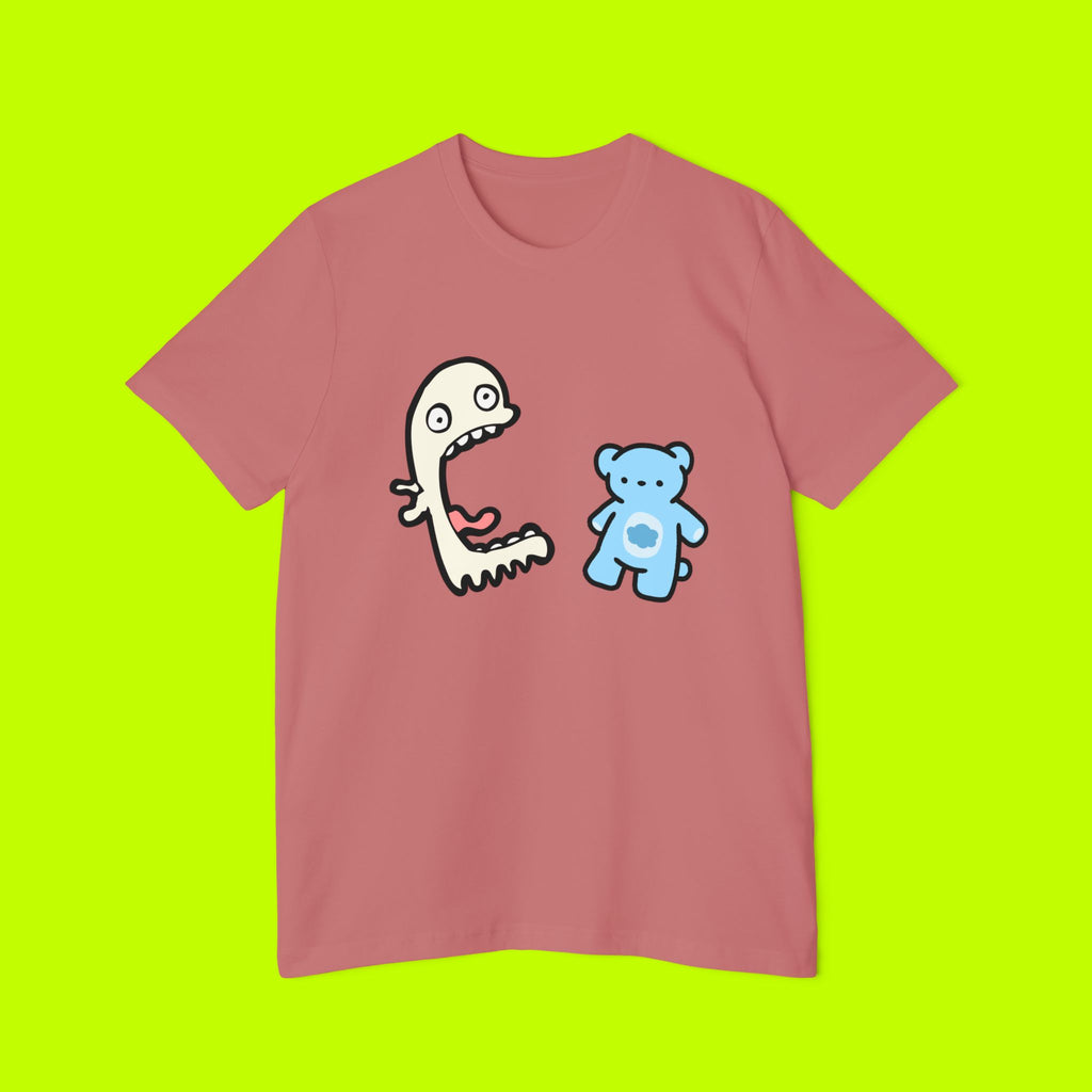 Soft, Vintage Style,  Monster T-shirt, Halloween Graphic Tee, USA-Made, Unisex Short-Sleeve, Jersey T-Shirt