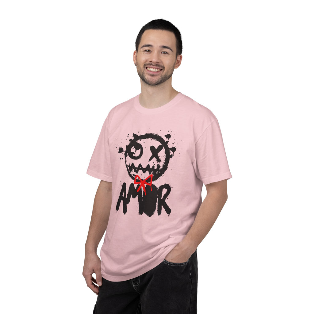 Vintage, Modern Style Amor Graphic Tee T-shirt