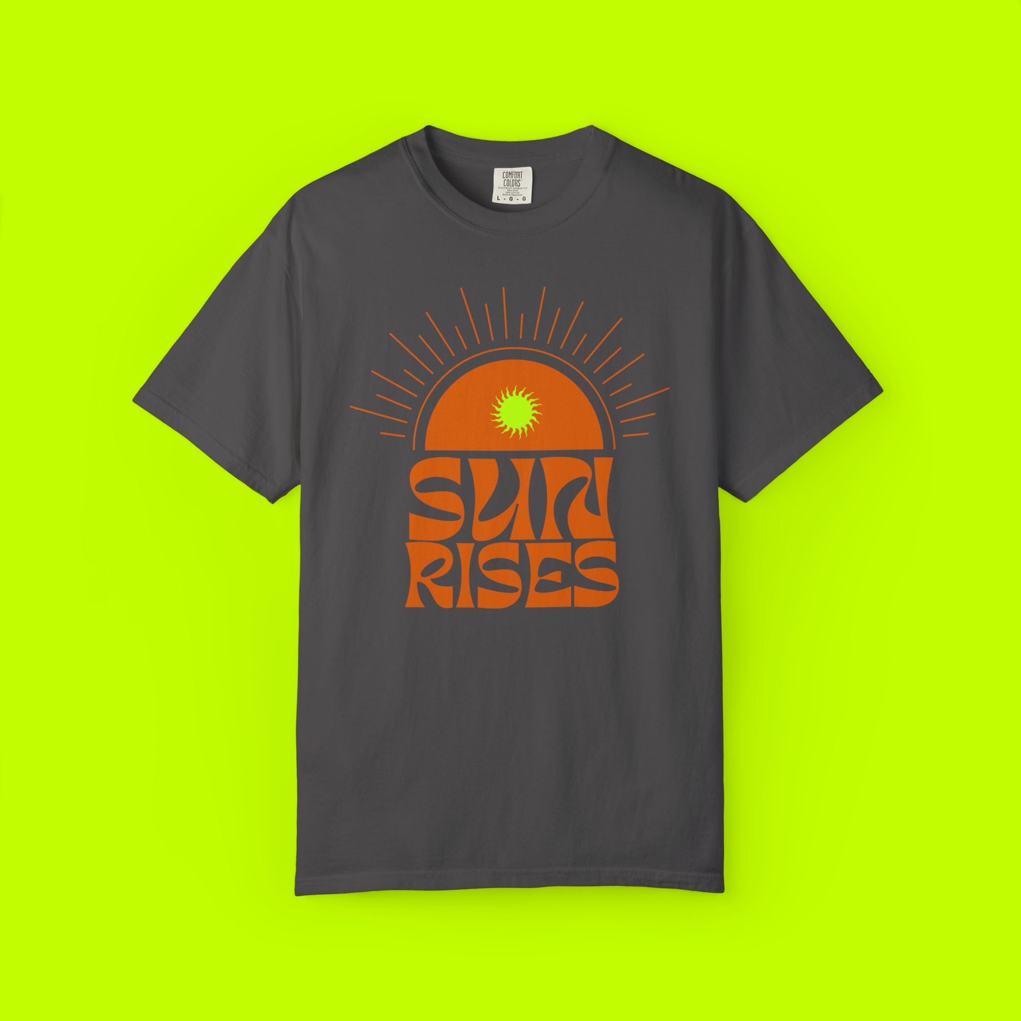 Vintage Style, Graphic Tee, Sun Rises T-shirt