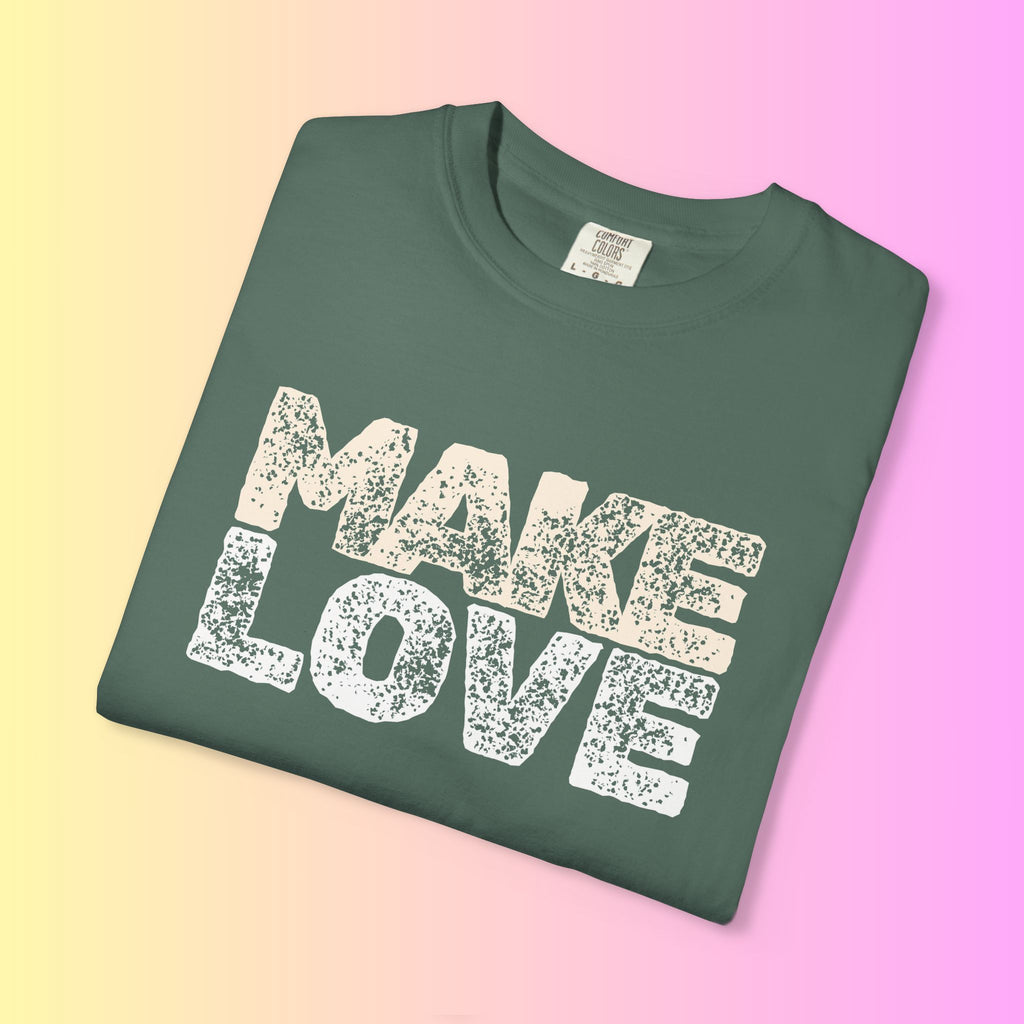 Make Love Not War Tee — Vintage Style Peace Graphic Tee