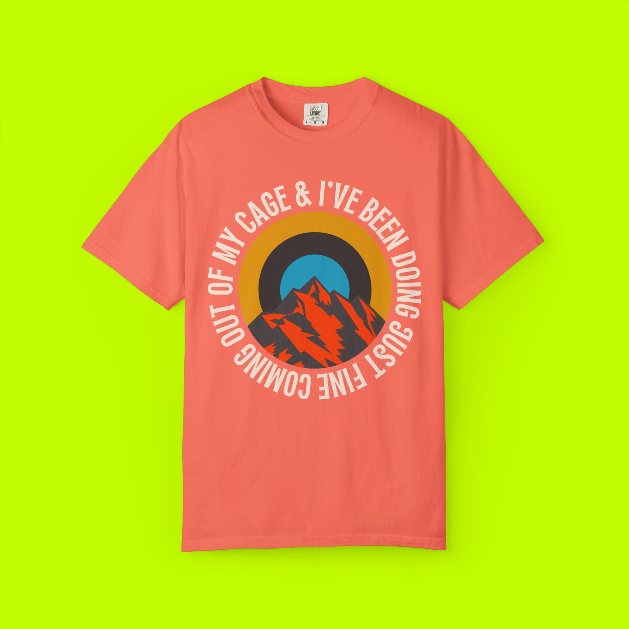 Vintage Style Band Tee, Coming Out Of My Cage