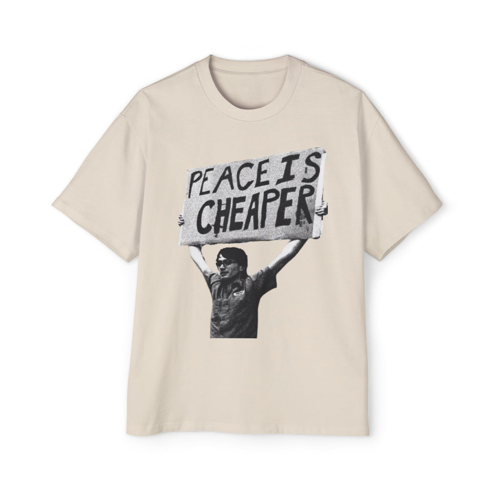 Peace Is Cheaper T-Shirt — Vintage Protest Graphic Tee