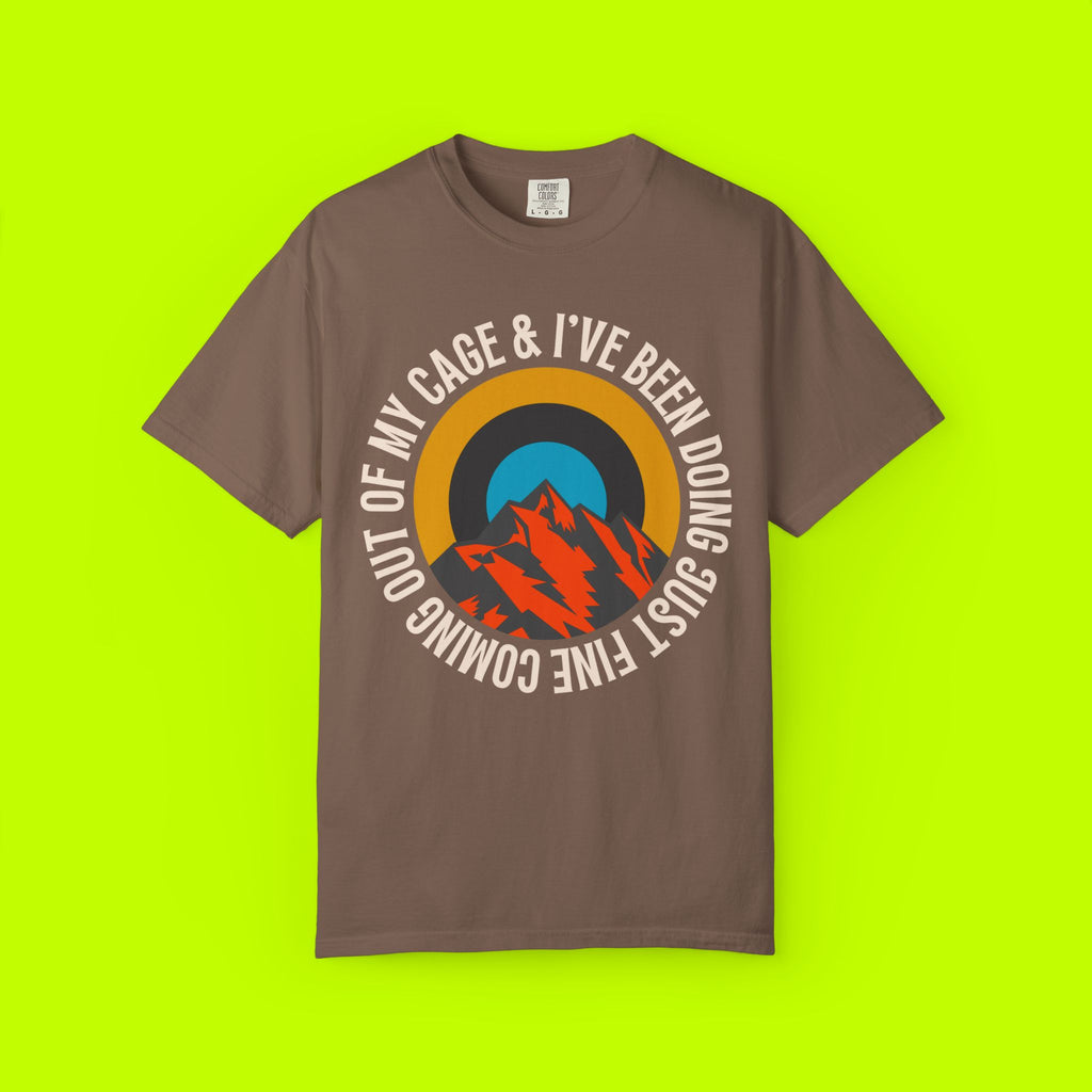 Vintage Style Band Tee, Coming Out Of My Cage