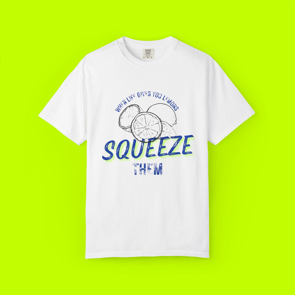 Vintage Lemon Graphic Tee - Unisex Garment-Dyed T-shirt
