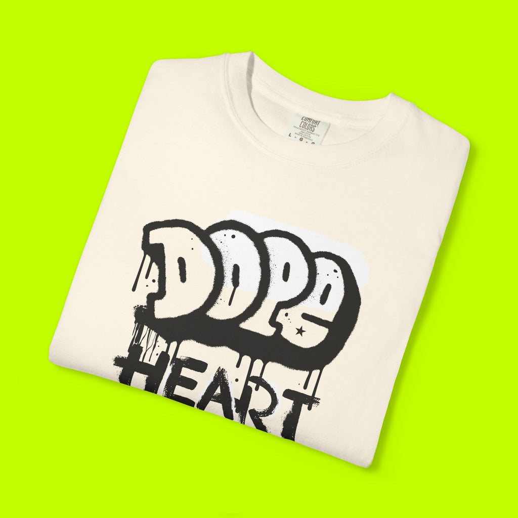 Modern Vintage Style, GraphicTee, Dope Heart T-shirt