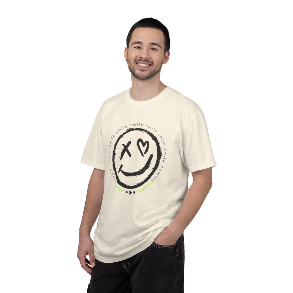 Vintage Style, Smiley Face, Smile Dammit Tshirt