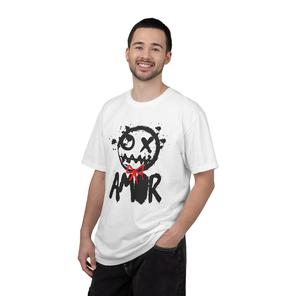 Vintage, Modern Style Amor Graphic Tee T-shirt