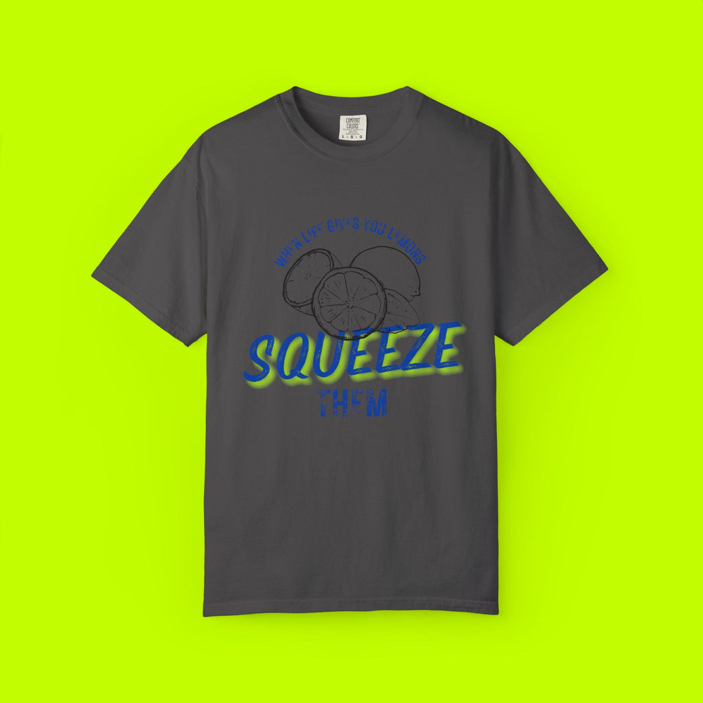 Vintage Lemon Graphic Tee - Unisex Garment-Dyed T-shirt