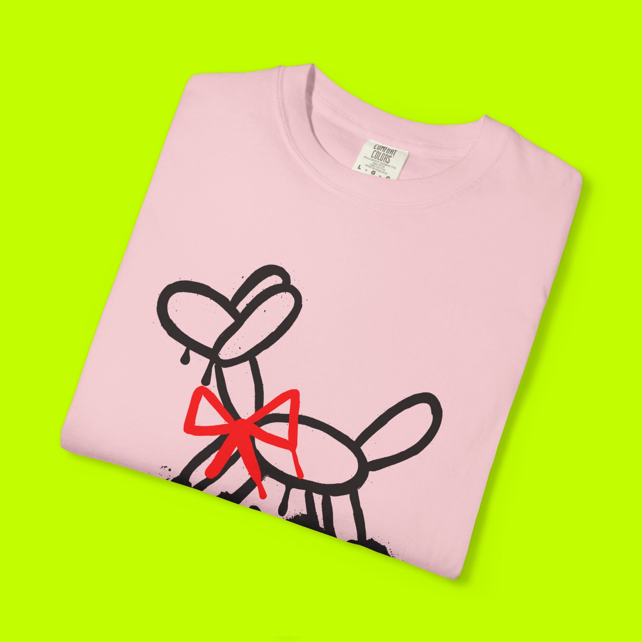 Modern Vintage Style, GraphicTee,  Balloon Dog T-shirt