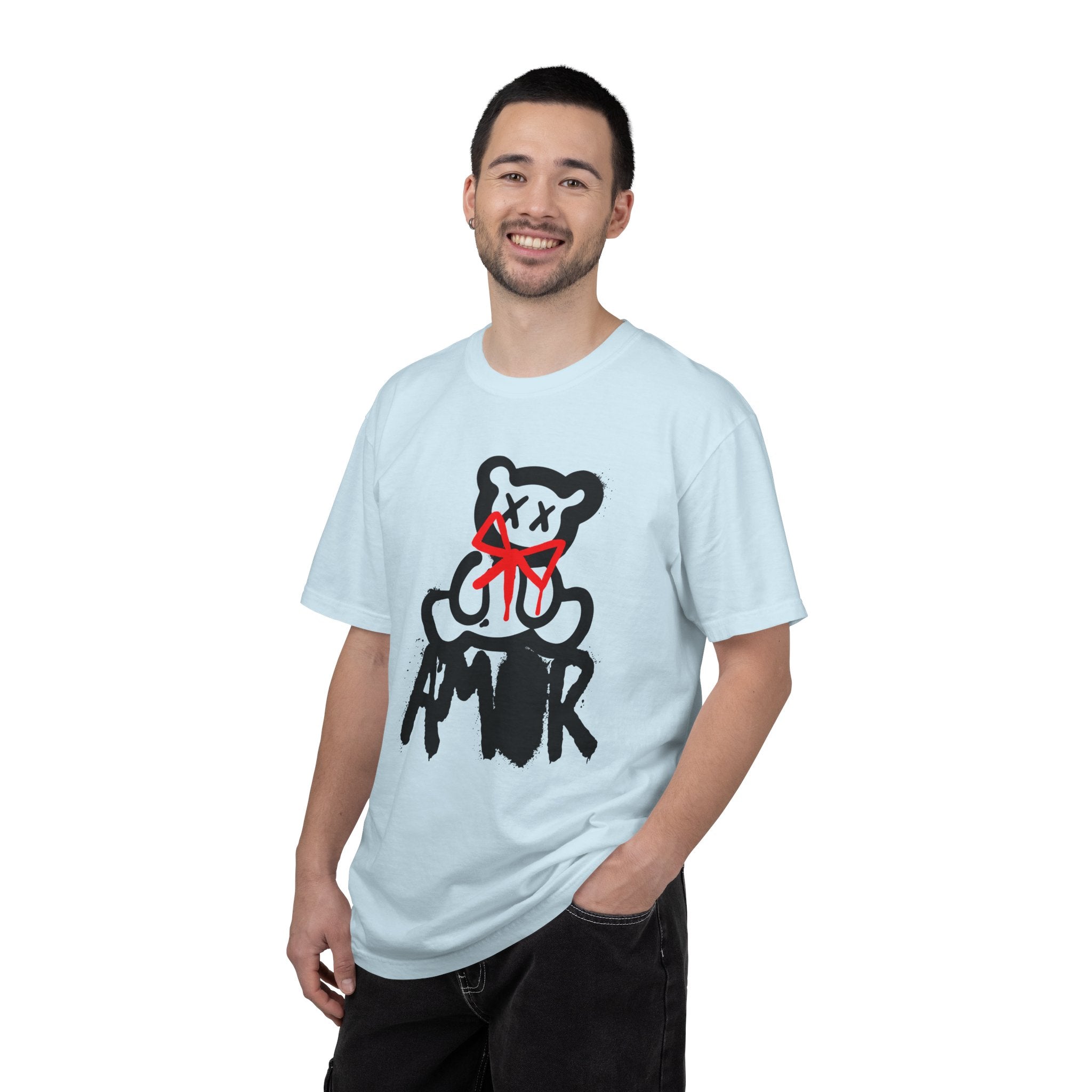 Modern Vintage Style, GraphicTee, Teddy Bear Amor T-shirt