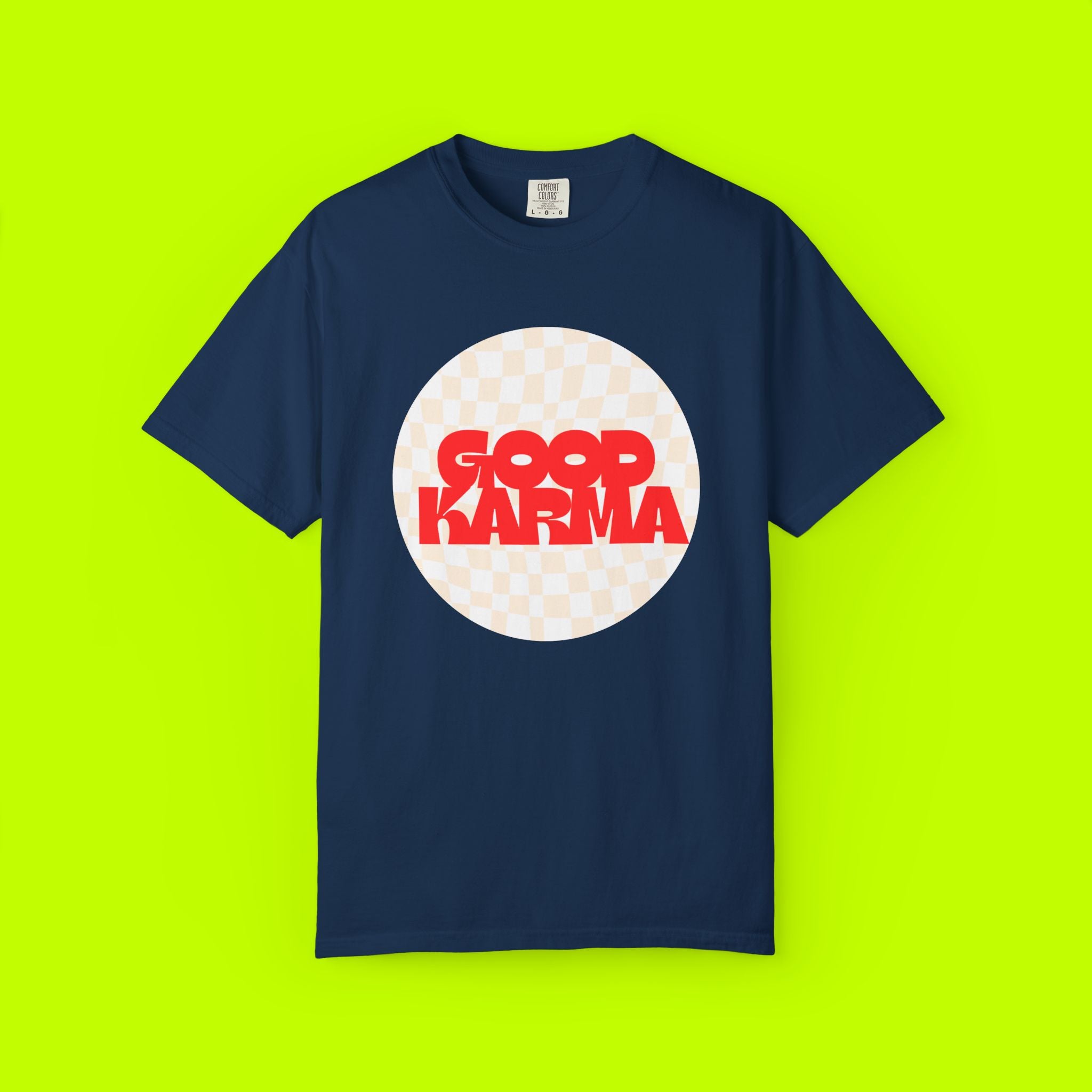 Modern Vintage Style, Good Karma t-shirt