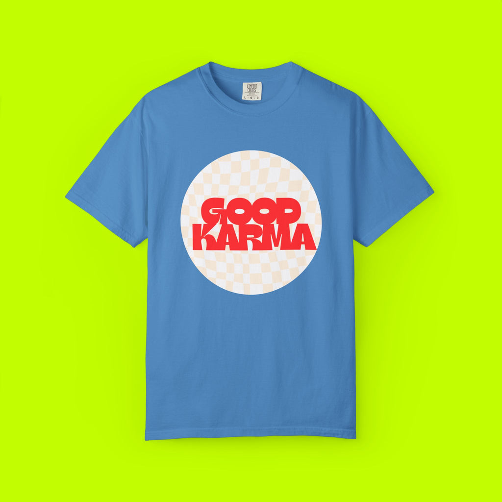Modern Vintage Style, Good Karma t-shirt