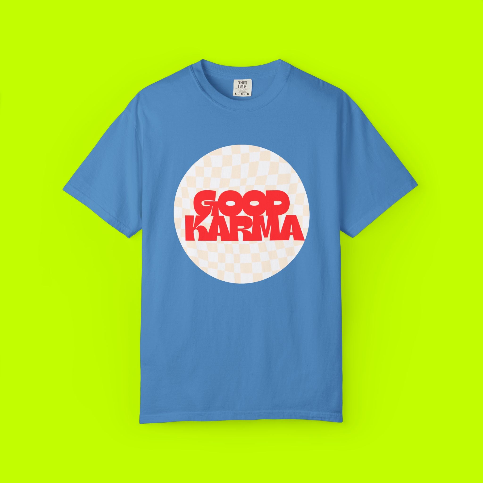Modern Vintage Style, Good Karma t-shirt