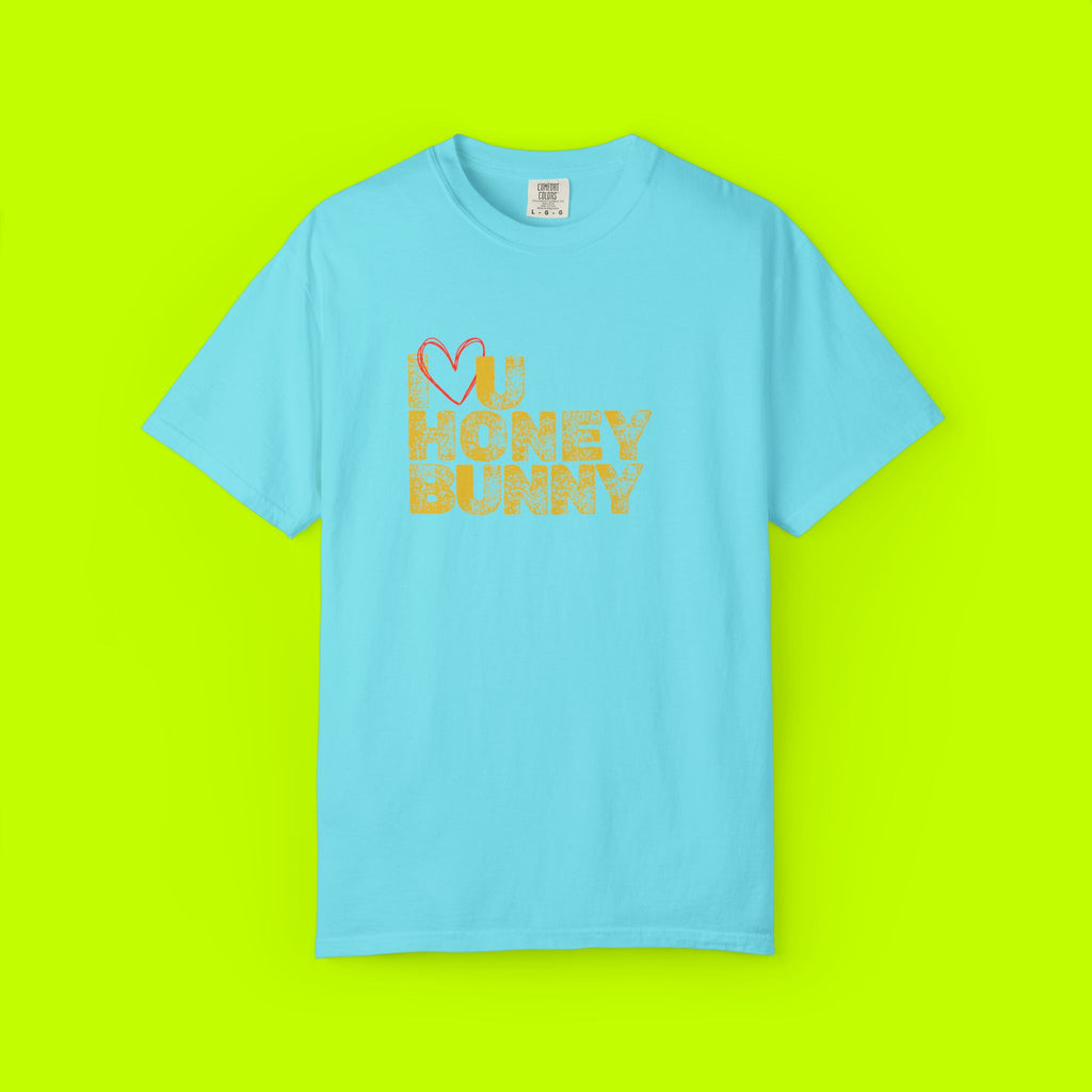 Love You Honey Bunny T-Shirt, Cute Couples Tee, Romantic Gift, Valentine's Day Apparel, Casual Love Shirt, Springtime Fashion