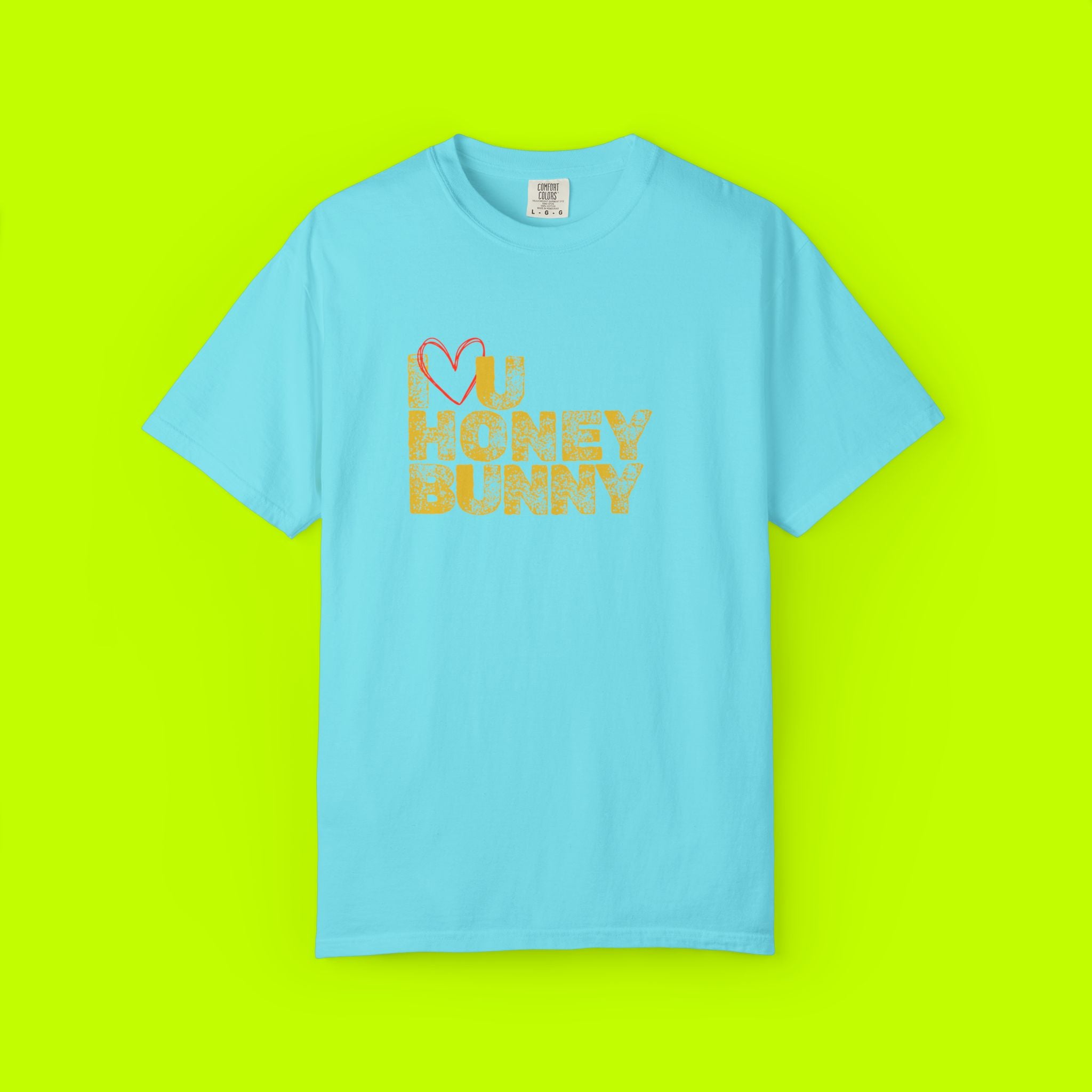 Love You Honey Bunny T-Shirt, Cute Couples Tee, Romantic Gift, Valentine's Day Apparel, Casual Love Shirt, Springtime Fashion