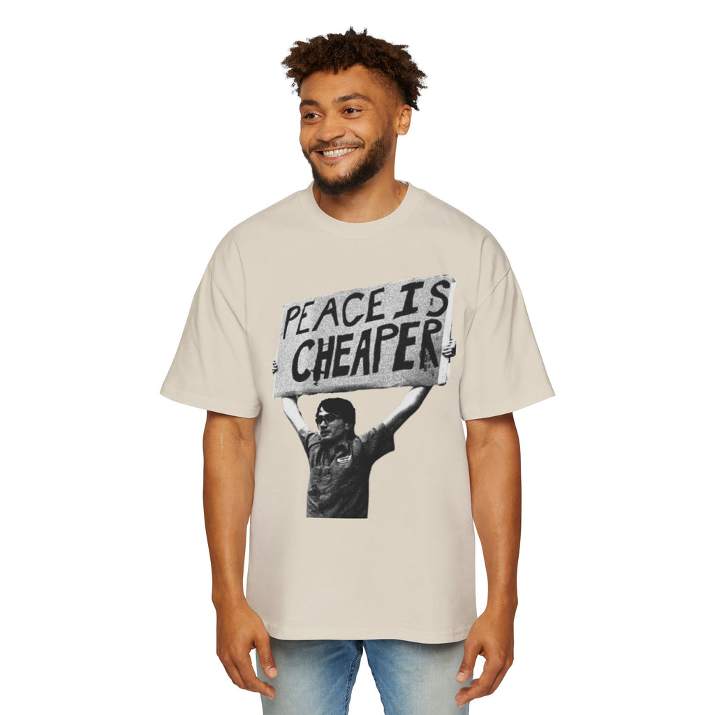 Peace Is Cheaper T-Shirt — Vintage Protest Graphic Tee