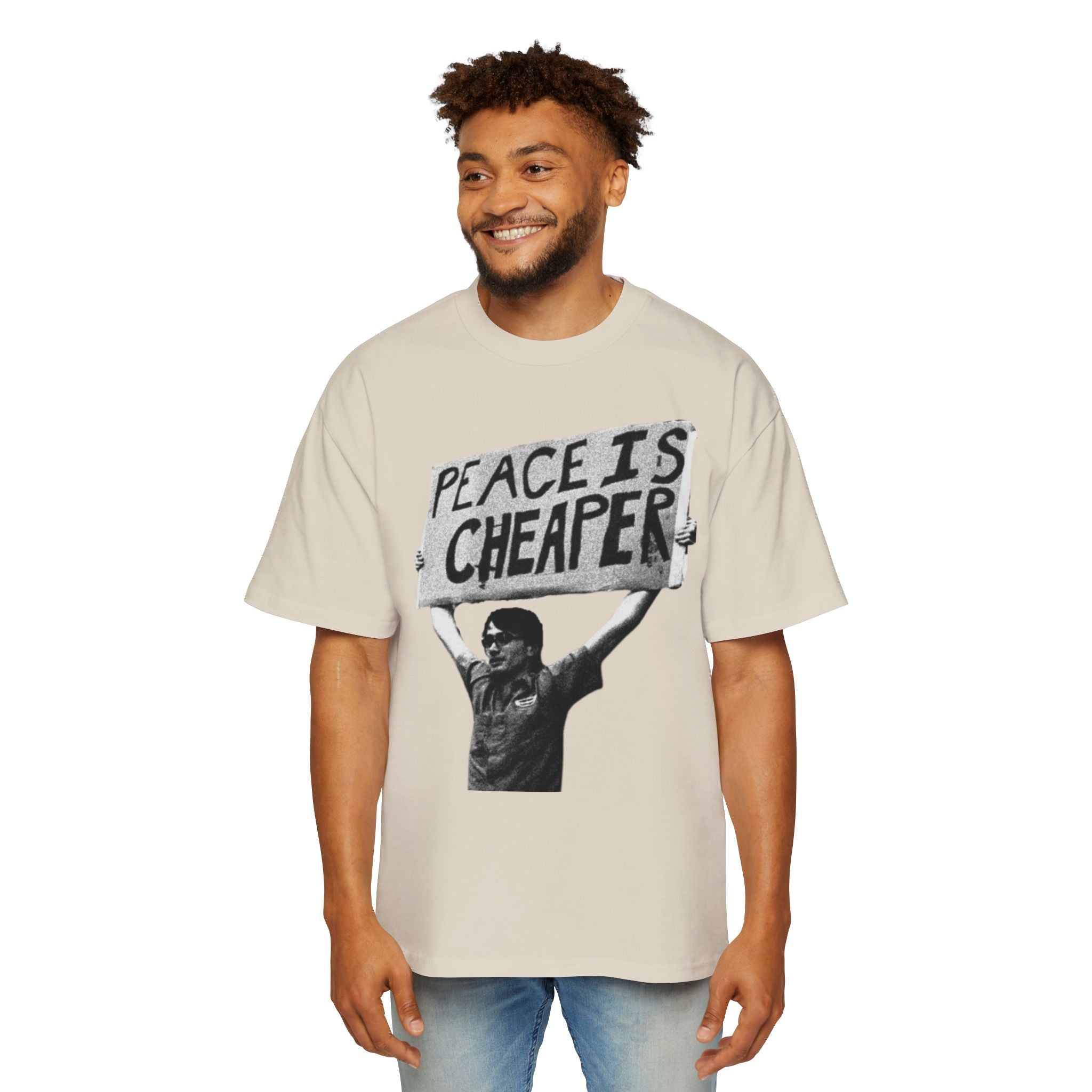 Peace Is Cheaper T-Shirt — Vintage Protest Graphic Tee