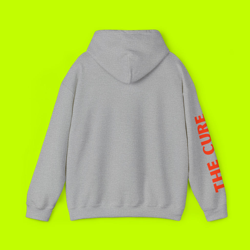 Hoodie — 'Pictures of You' Retro Graphic Hooded Sweatshirt (The Cure Sleeve)