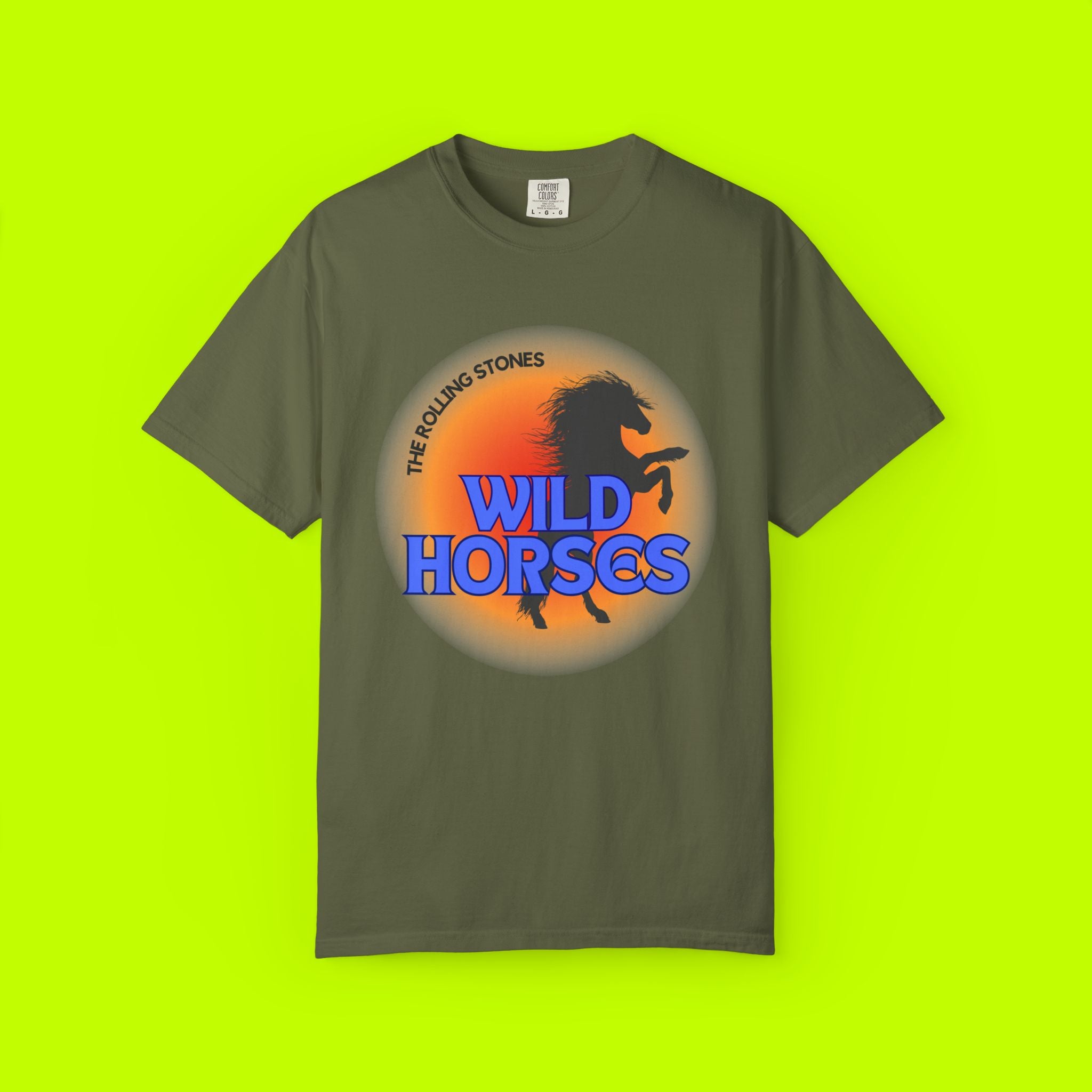 Modern Vintage Style, Wild Horses, Graphic Tee