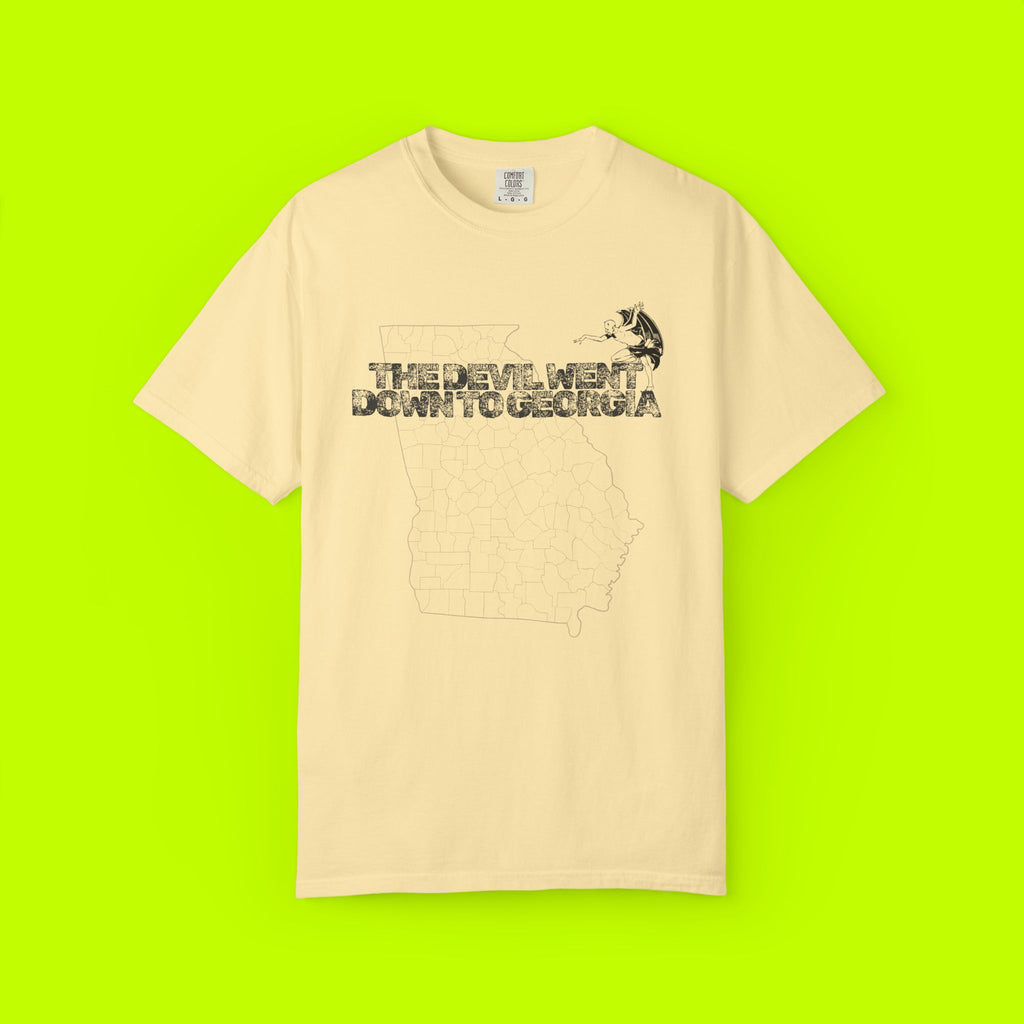 Devil Went Down to Georgia, Unisex T-Shirt | Casual Statement Tee, Everyday Wear, Graphic Shirt, Gift for Friends, Summer Fashion