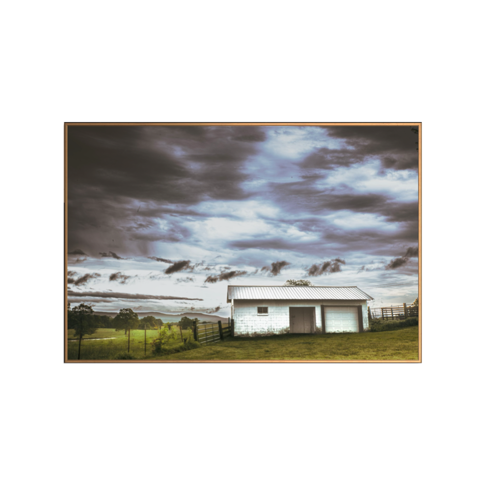 Haunting Farmhouse- Giclée Art Print-Art by Jennifer Cummins