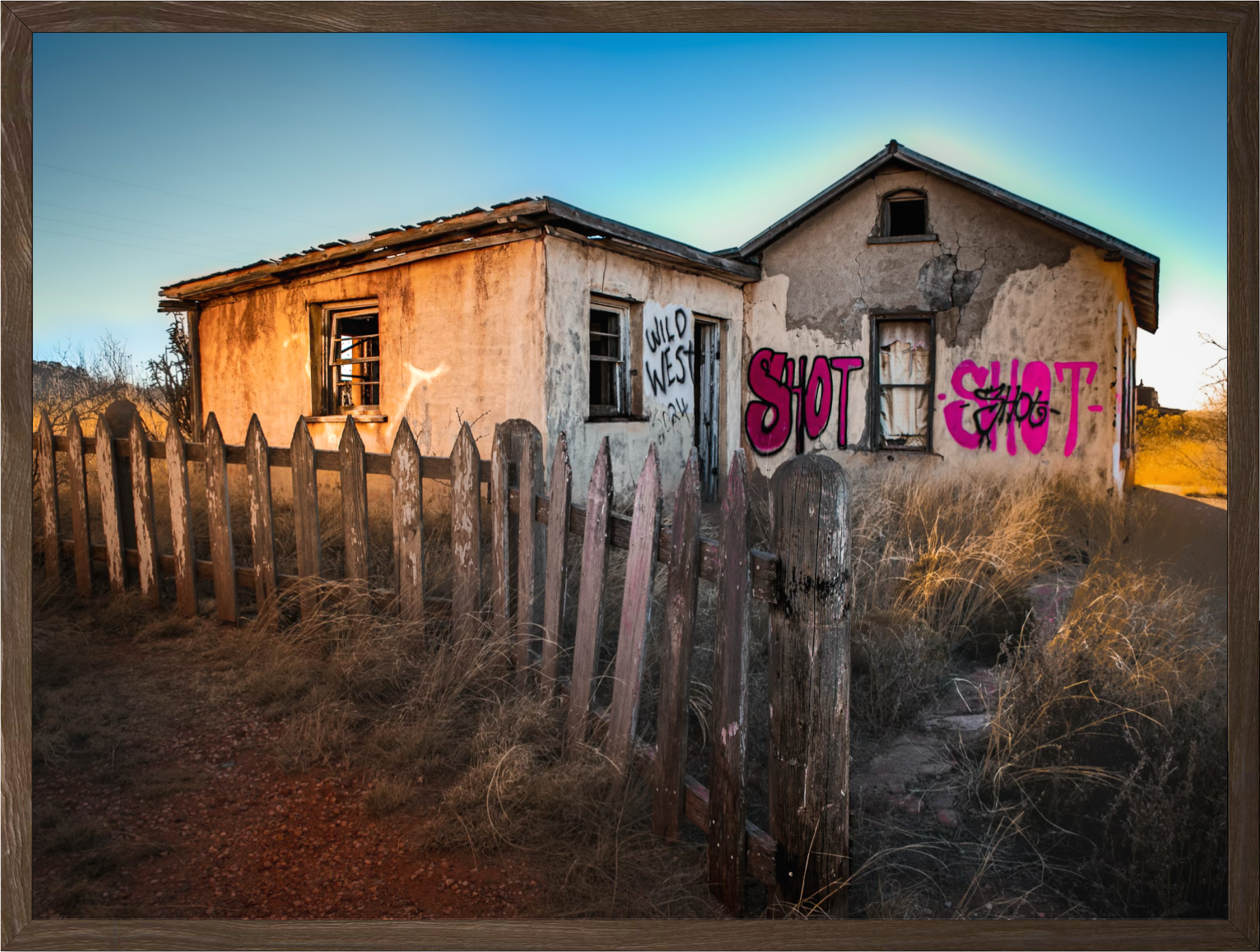 SHOT SHOT Graffiti-Giclée Art Print - Art by Jennifer Cummins