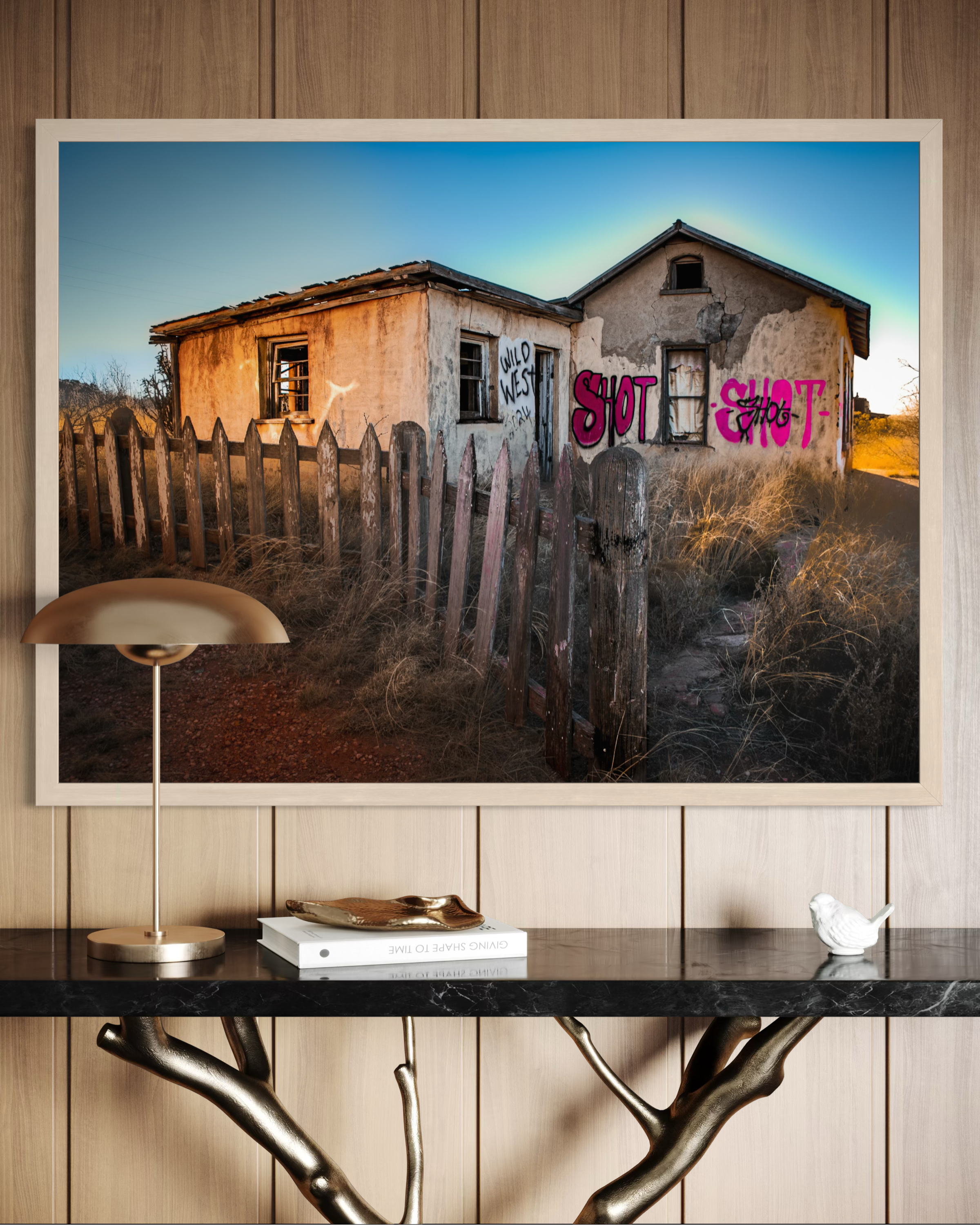 SHOT SHOT Graffiti-Giclée Art Print - Art by Jennifer Cummins