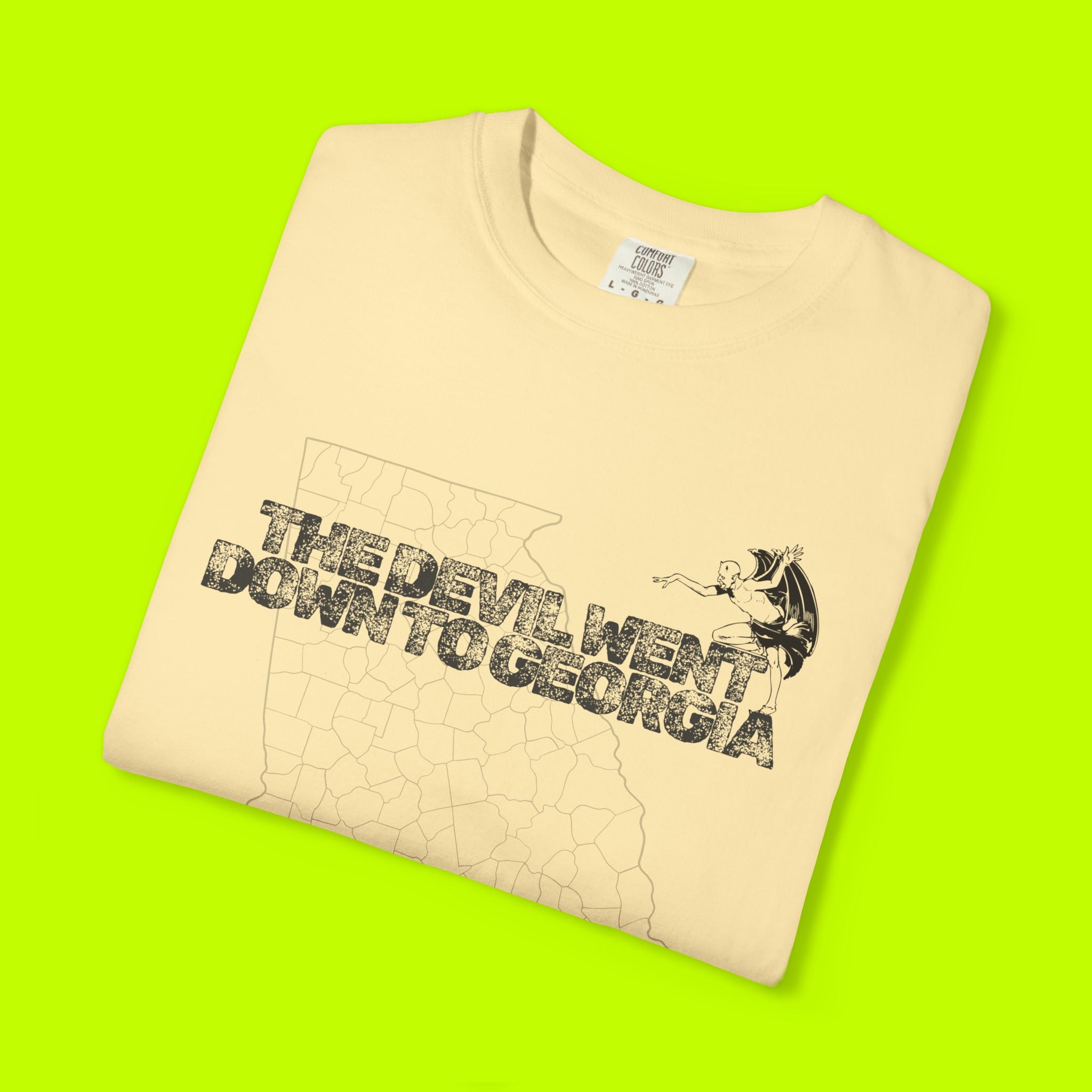 Devil Went Down to Georgia, Unisex T-Shirt | Casual Statement Tee, Everyday Wear, Graphic Shirt, Gift for Friends, Summer Fashion