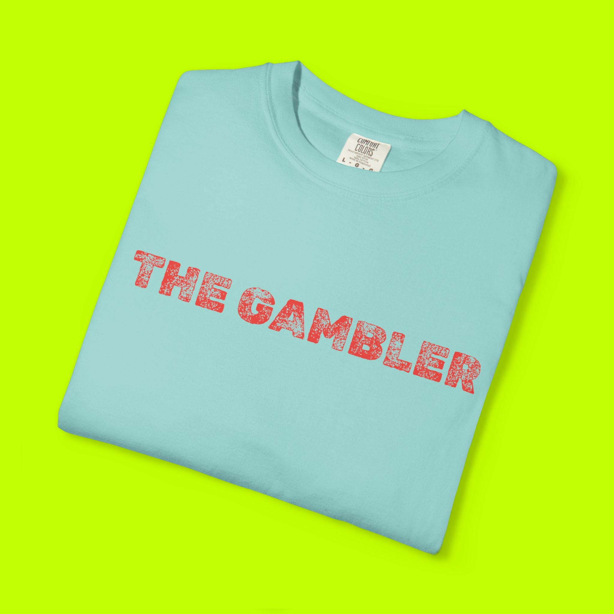 Gambler T-Shirt, Casual Unisex Tee, Unique Graphic Shirt, Gift for Gamblers, Everyday Wear, Funny Shirt for Friends