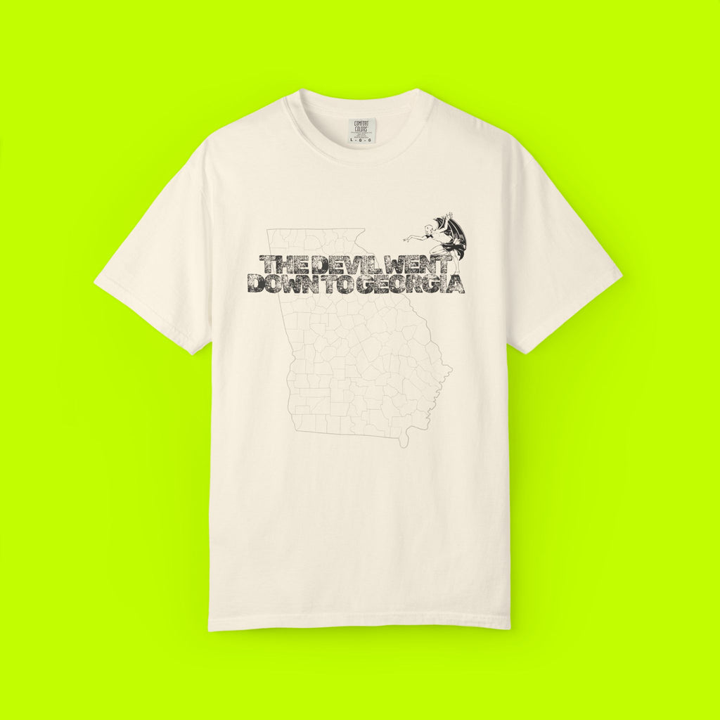 Devil Went Down to Georgia, Unisex T-Shirt | Casual Statement Tee, Everyday Wear, Graphic Shirt, Gift for Friends, Summer Fashion