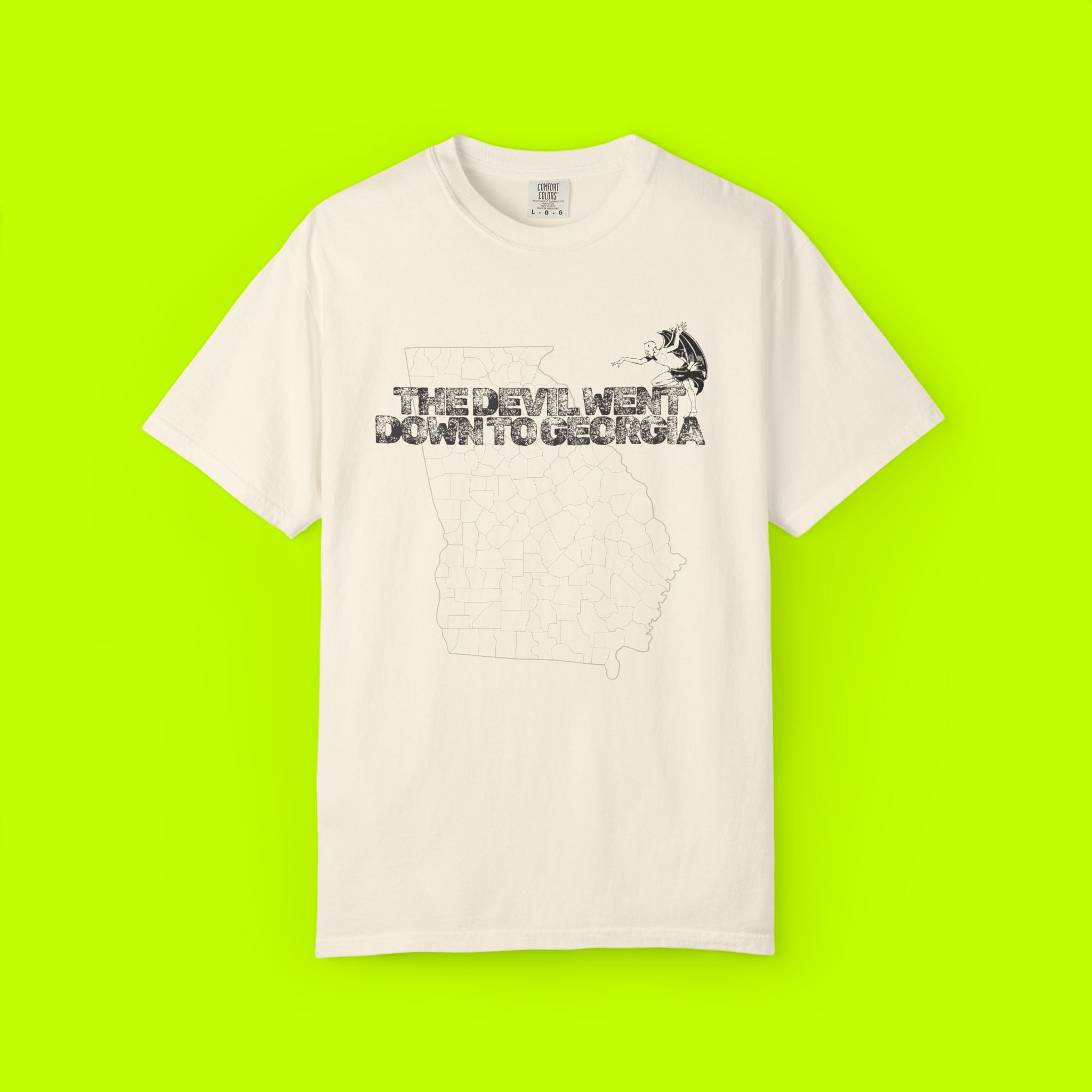 Devil Went Down to Georgia, Unisex T-Shirt | Casual Statement Tee, Everyday Wear, Graphic Shirt, Gift for Friends, Summer Fashion