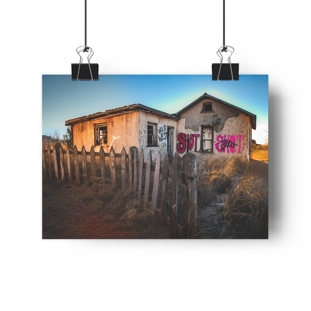 SHOT SHOT Graffiti-Giclée Art Print - Art by Jennifer Cummins