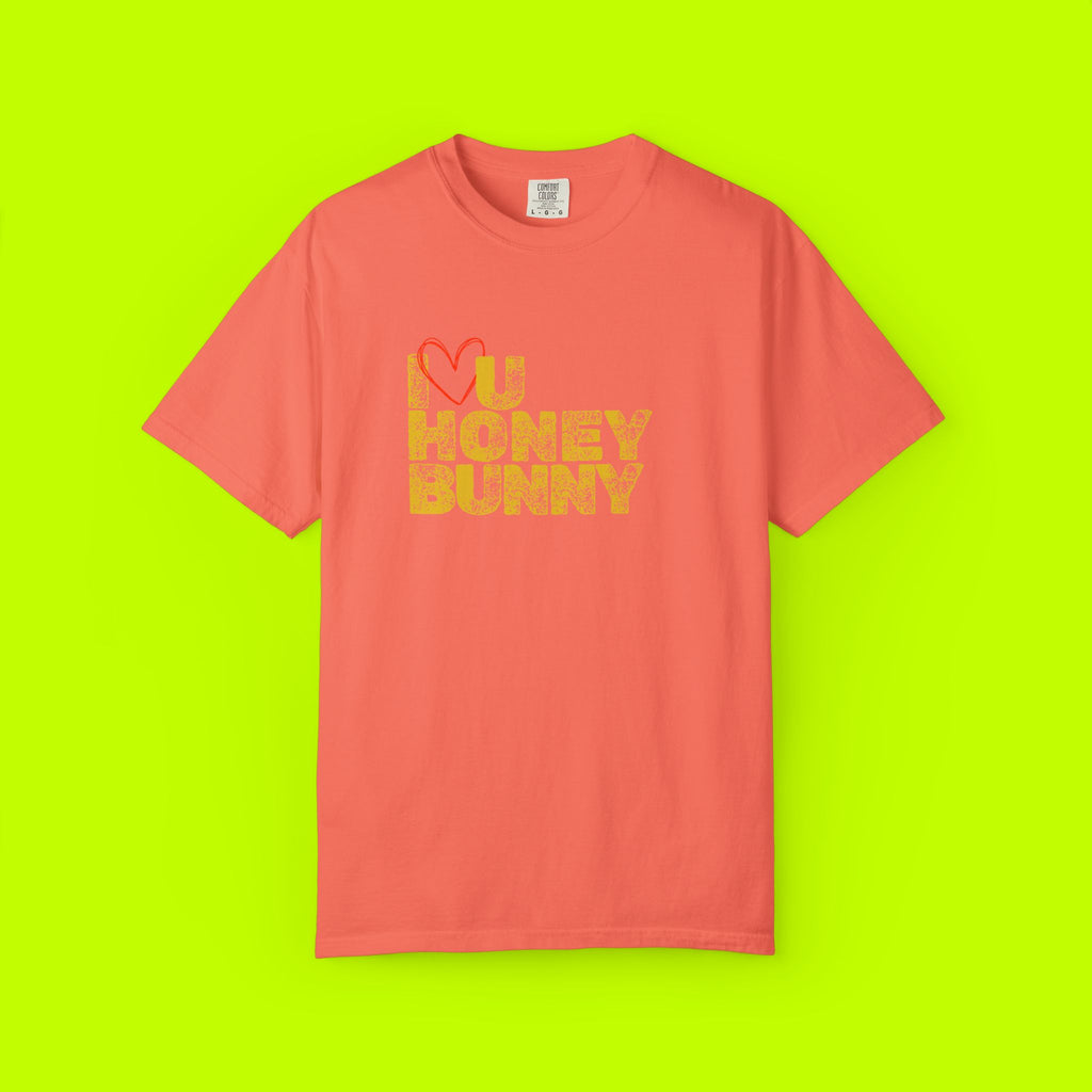 Love You Honey Bunny T-Shirt, Cute Couples Tee, Romantic Gift, Valentine's Day Apparel, Casual Love Shirt, Springtime Fashion