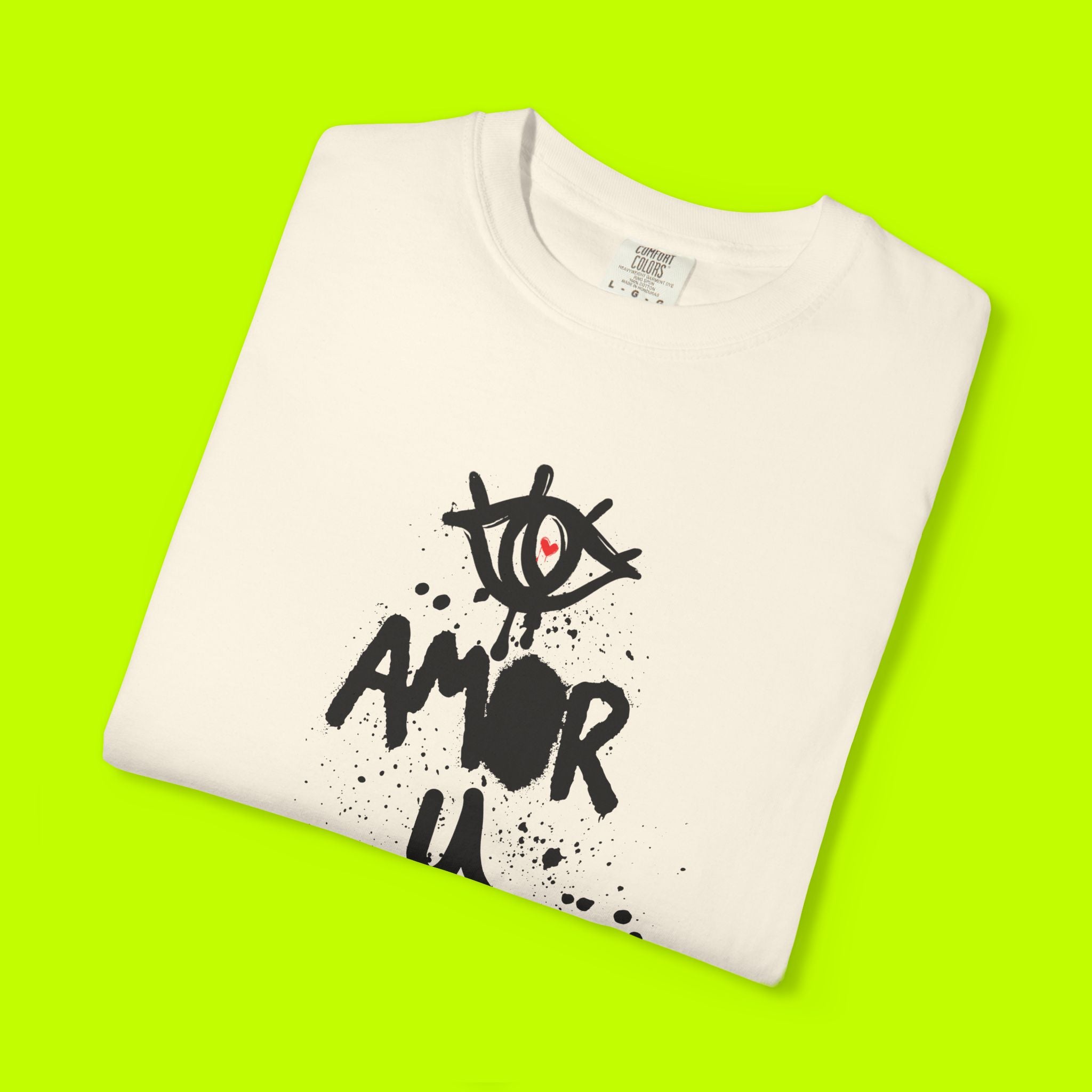 Modern Vintage Style, GraphicTee, I Amor U Boo T-shirt