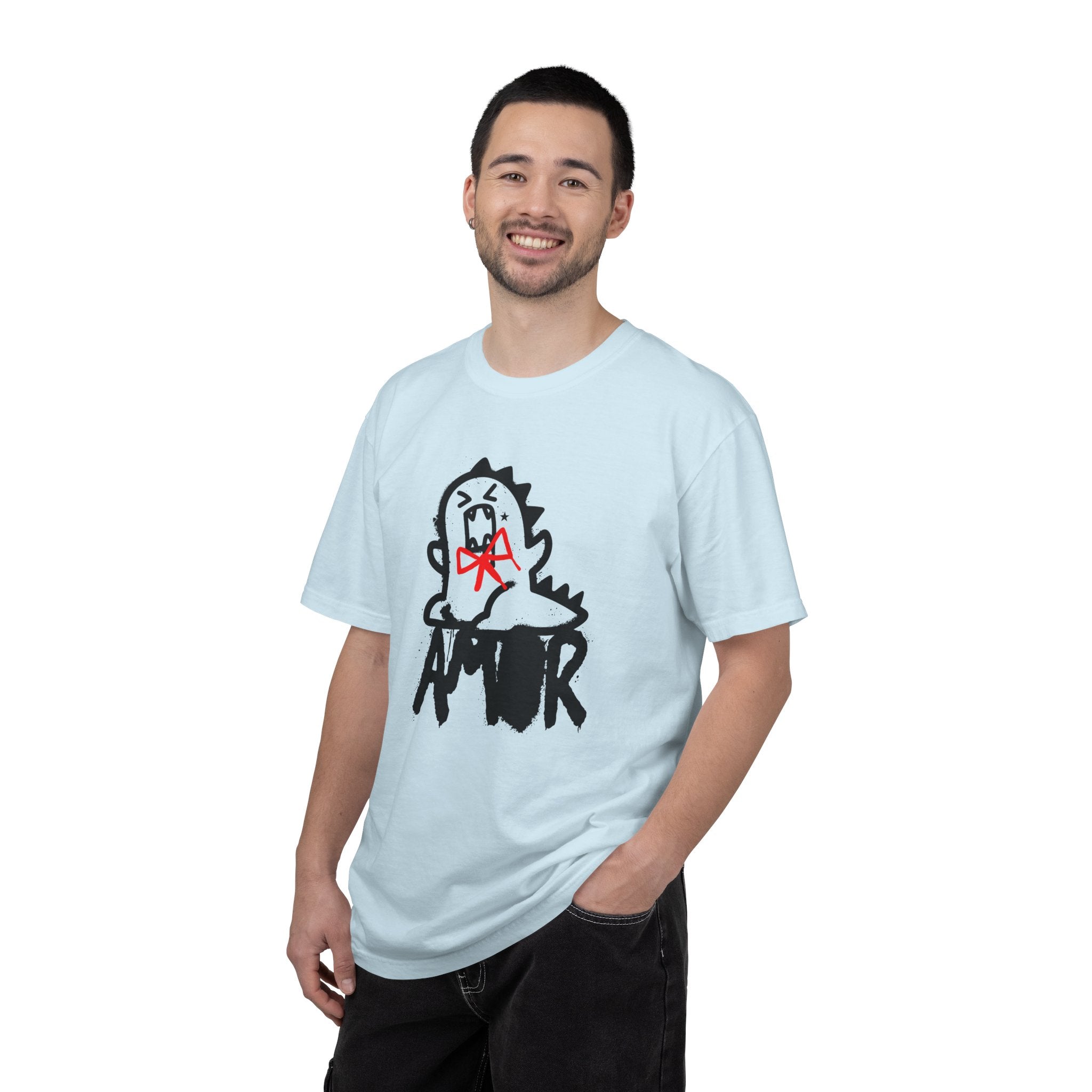 Modern Vintage Style, GraphicTee, Amor Dino T-shirt