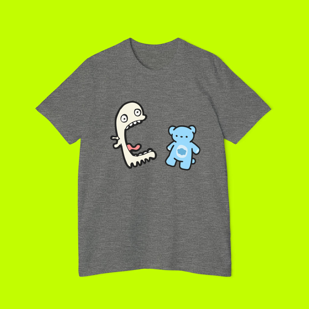 Soft, Vintage Style,  Monster T-shirt, Halloween Graphic Tee, USA-Made, Unisex Short-Sleeve, Jersey T-Shirt