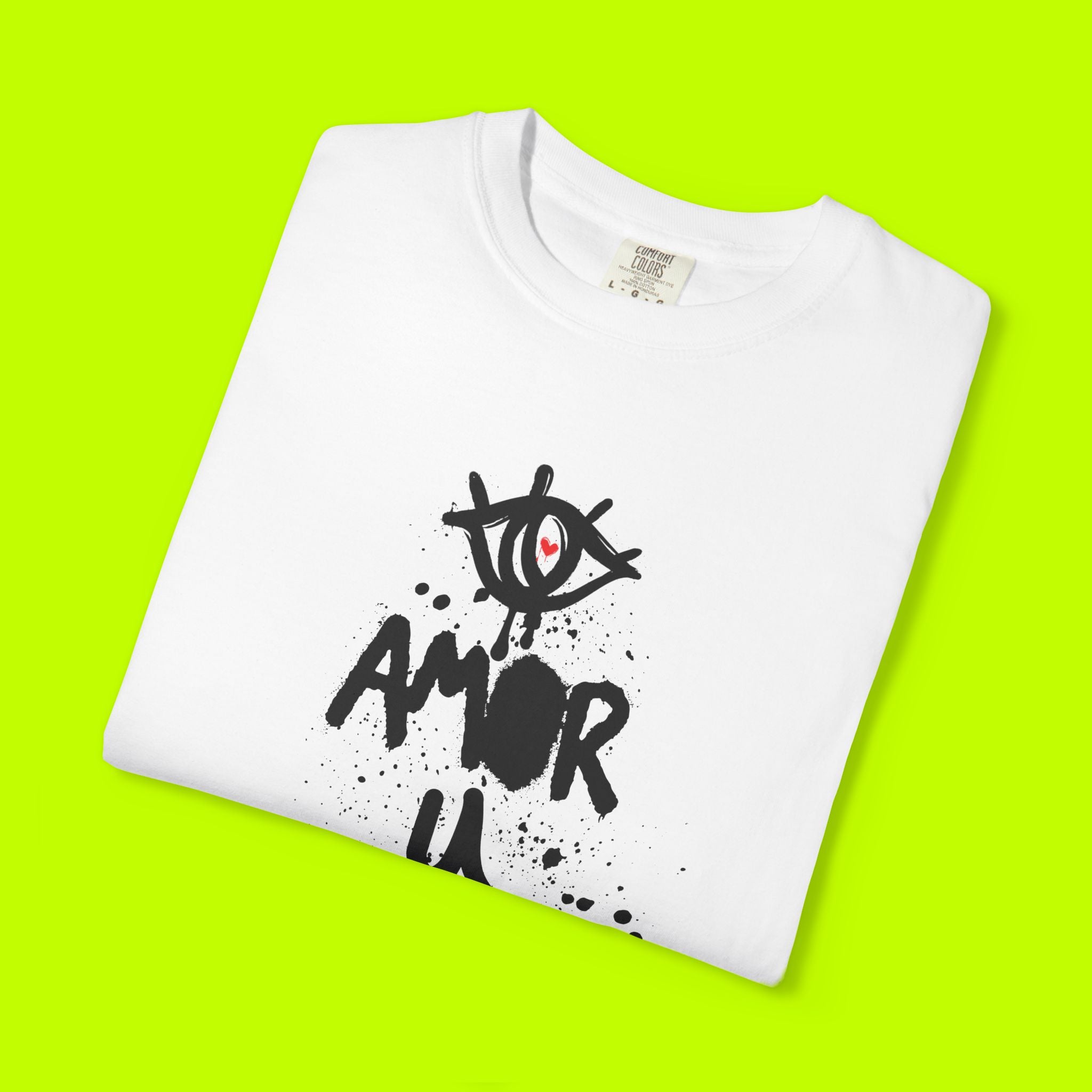 Modern Vintage Style, GraphicTee, I Amor U Boo T-shirt